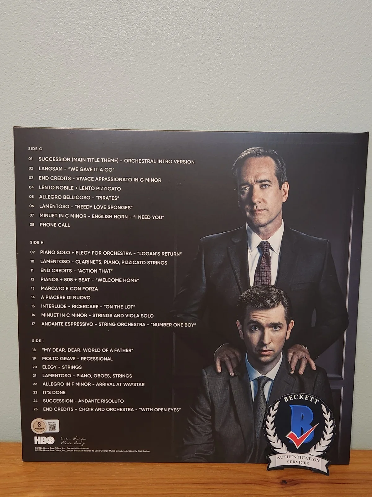 nicholas britell — Nicholas Britell Signed Succession Vinyl Score Season 4 Composer BAS COA HBO, изображение 2