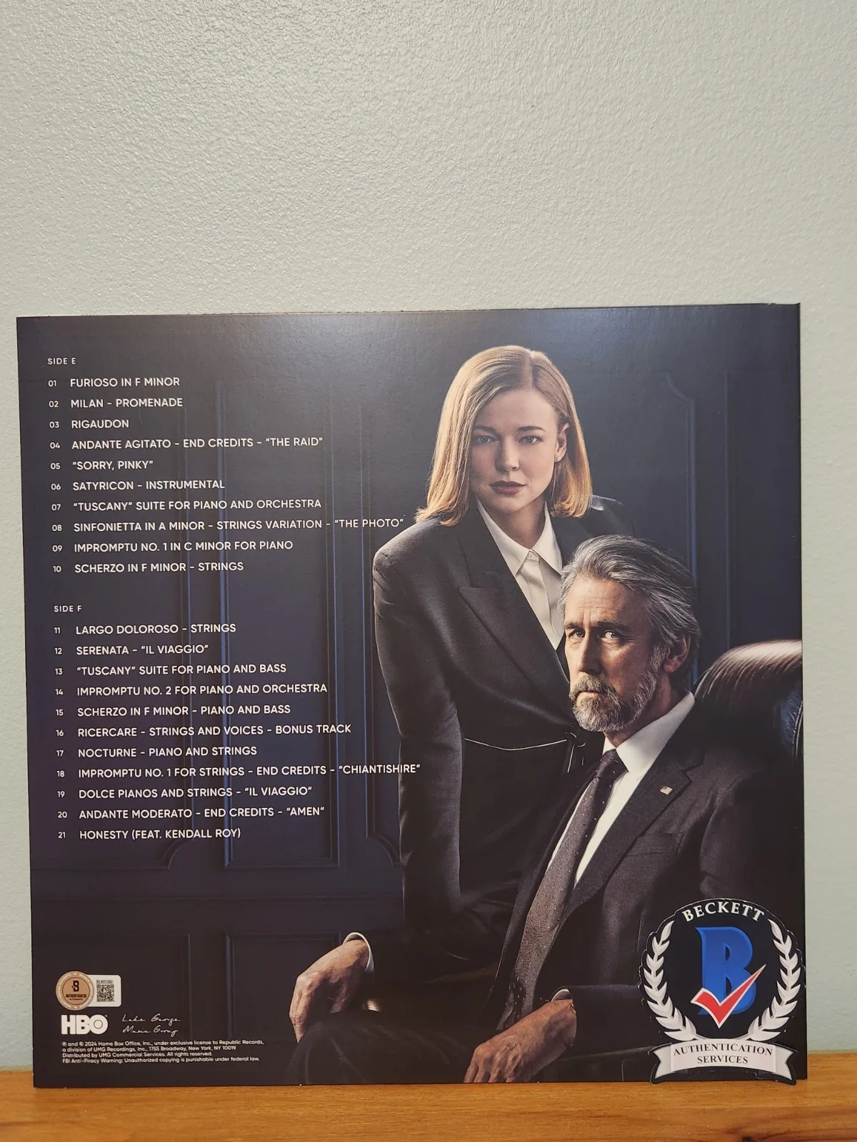 nicholas britell — Nicholas Britell Signed Succession Vinyl Score Season 3 Composer BAS COA HBO, image 2