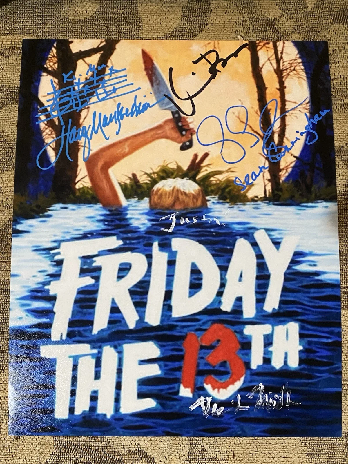 Kevin Bacon — Friday The 13th 1980 8x10 Photo Signed By Kevin Bacon, Sean S. Cunningham +2, image 3