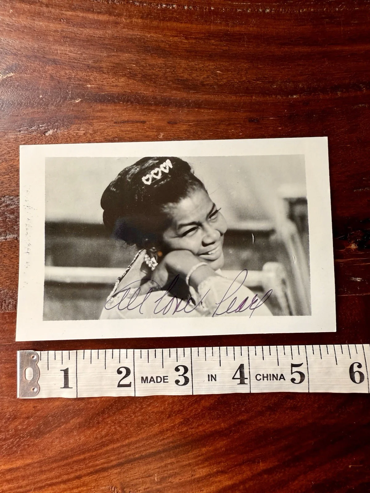 Tony Award Winning actress singer Pearl Bailey signed / autograph VINTAGE photo-, image 2