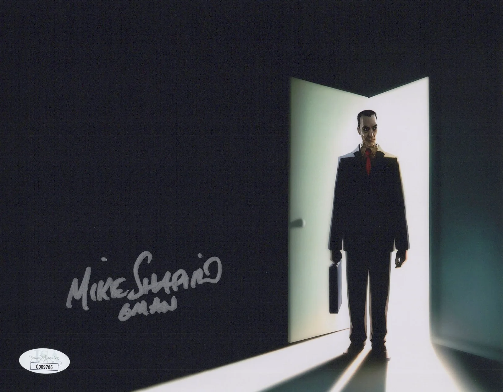Mike Shapiro — Mike Shapiro Signed 8x10 Half Life 2 G-Man Autograph Photo Valve JSA COA