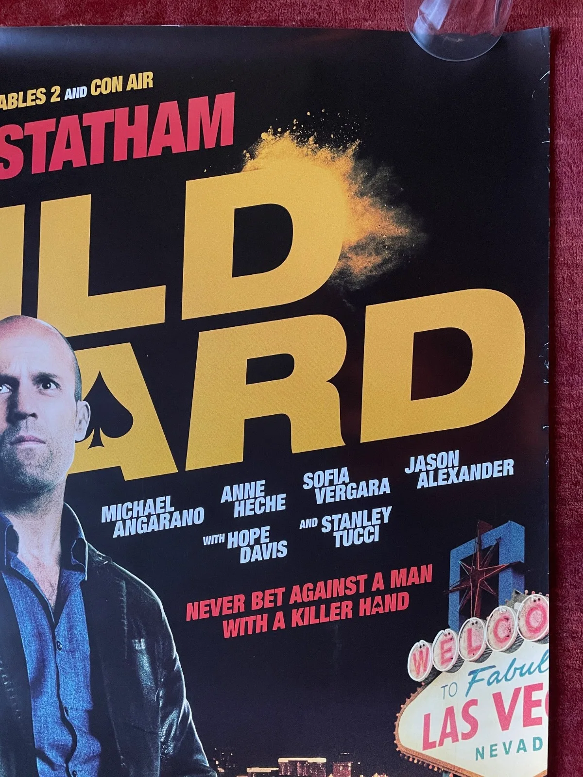 WILD CARD (2015) Original UK Advance One Sheet Movie Film Poster Jason Statham, изображение 3