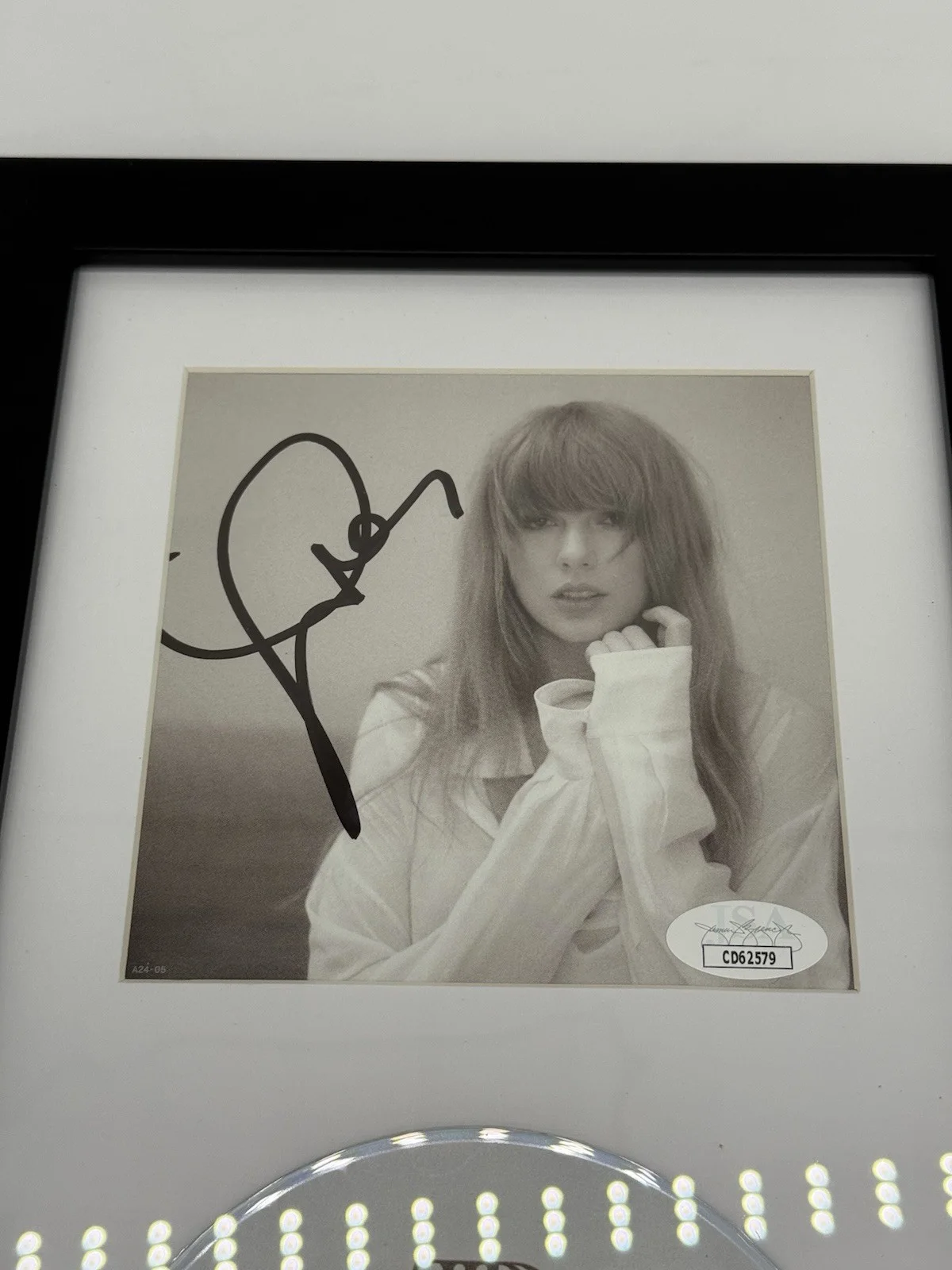 Taylor Swift Tortured Poets Department TTPD Framed Signed CD Long Sign JSA COA, изображение 2