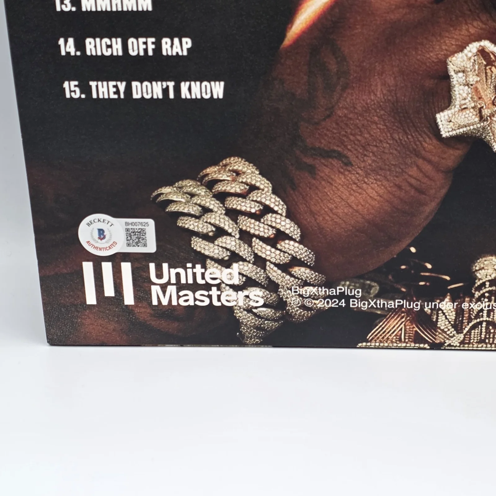 Bigxthaplug Rapper Country Star Signed Take Care Vinyl BAS The Largest, изображение 3
