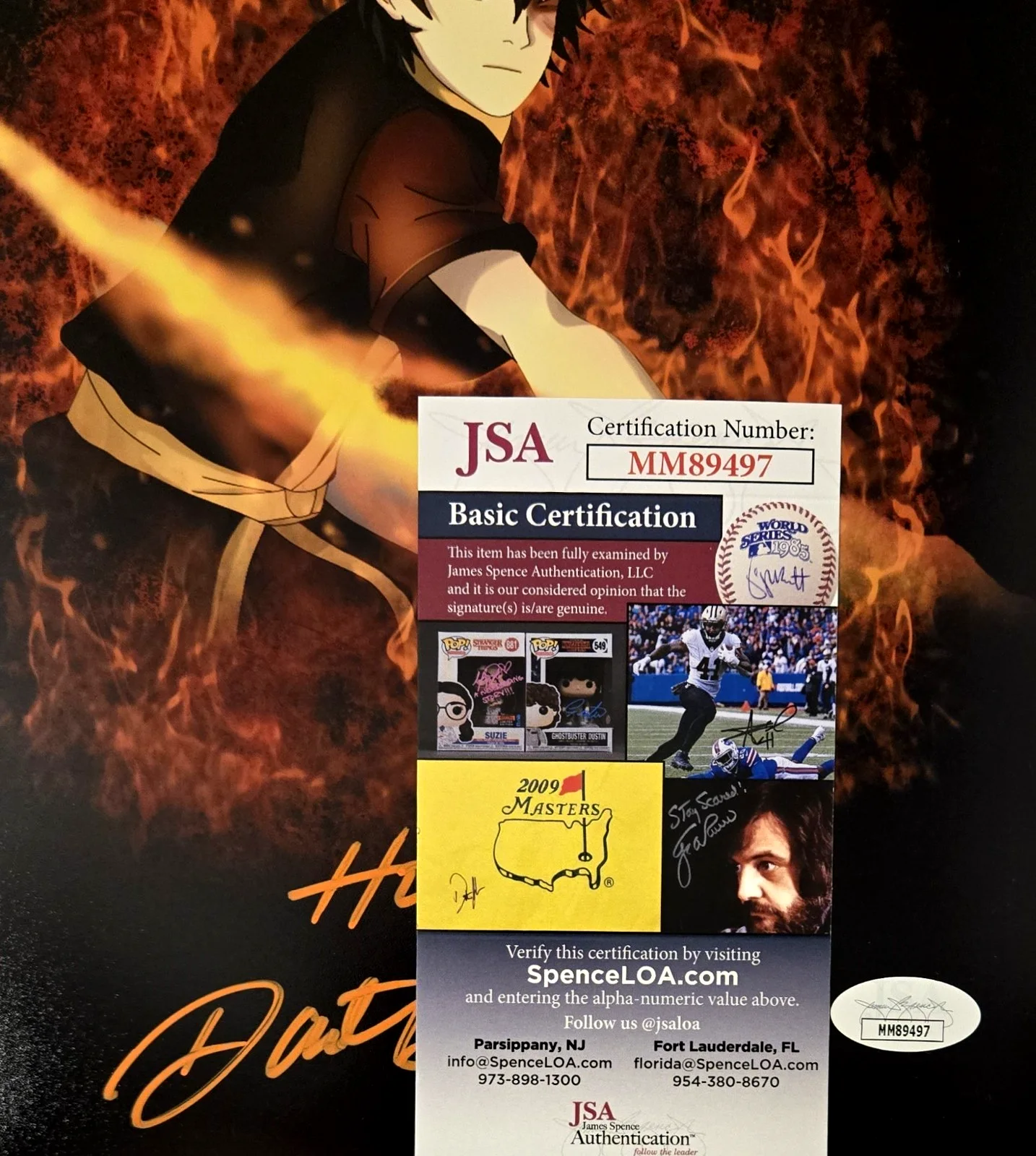 DANTE BASCO — Dante Basco Signed Photo Zuko Avatar Last Airbender Autograph 8x10 JSA COA 497, изображение 2