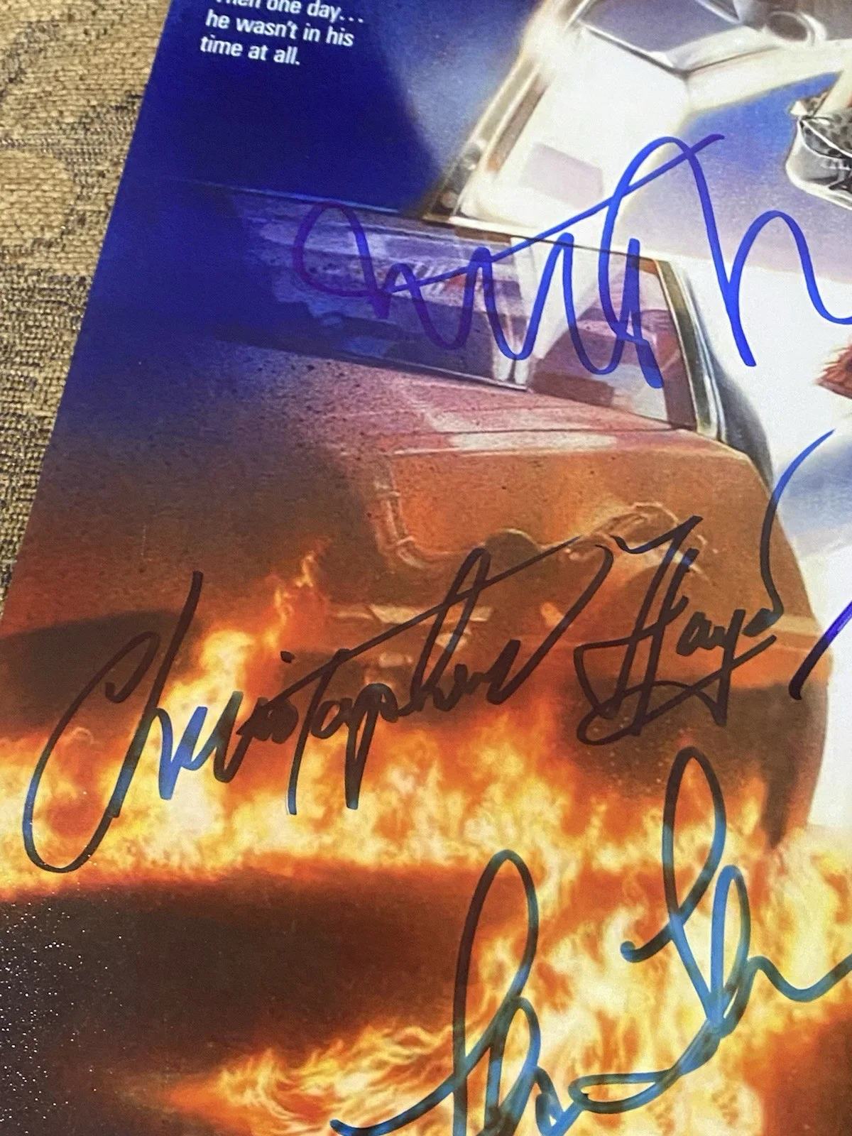 Thomas F. Wilson, Michael J. Fox, Christopher Lloyd, Lea Thompson — Back To The Future 11x17 Photo Poster Cast x4 Signed Fox Lloyd Thompson +1 JSA, изображение 4