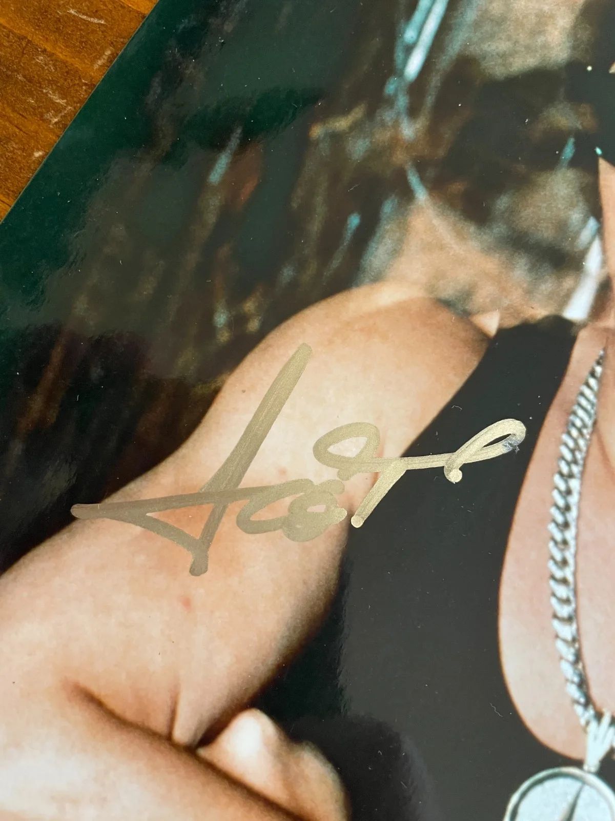 Ice-T — Ice-T Signed Autograph Signature 8x10 Color Glossy Photograph, изображение 2