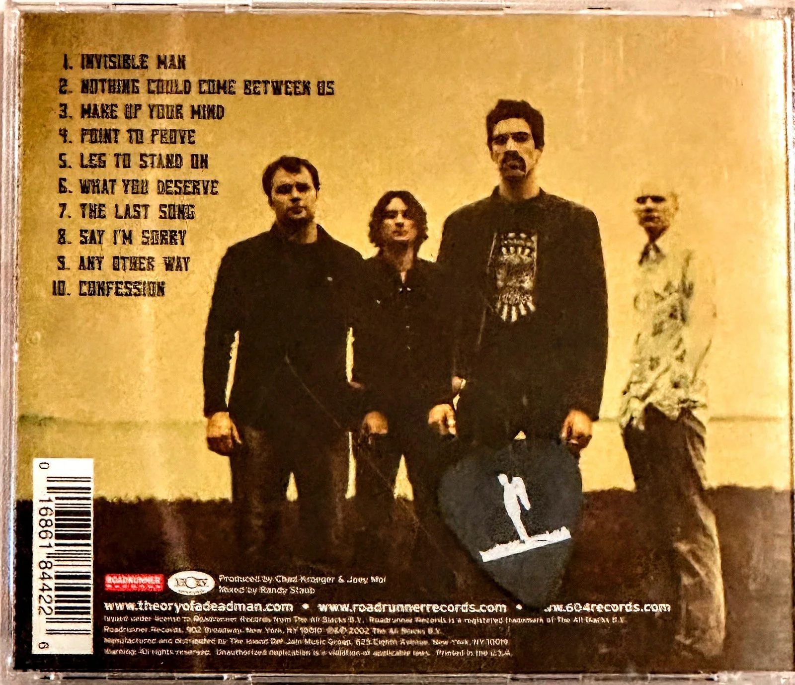 THEORY OF A DEAD MAN Authentic Signatures By The Band Self Title Album & Pick, изображение 5