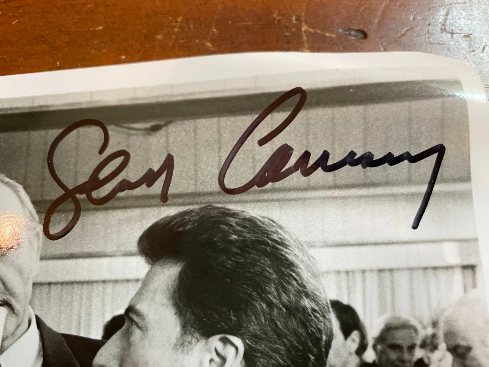 Sean Connery — Sean Connery Signed Autograph Signature 10x8 B&W Glossy Family Business Photo, изображение 2