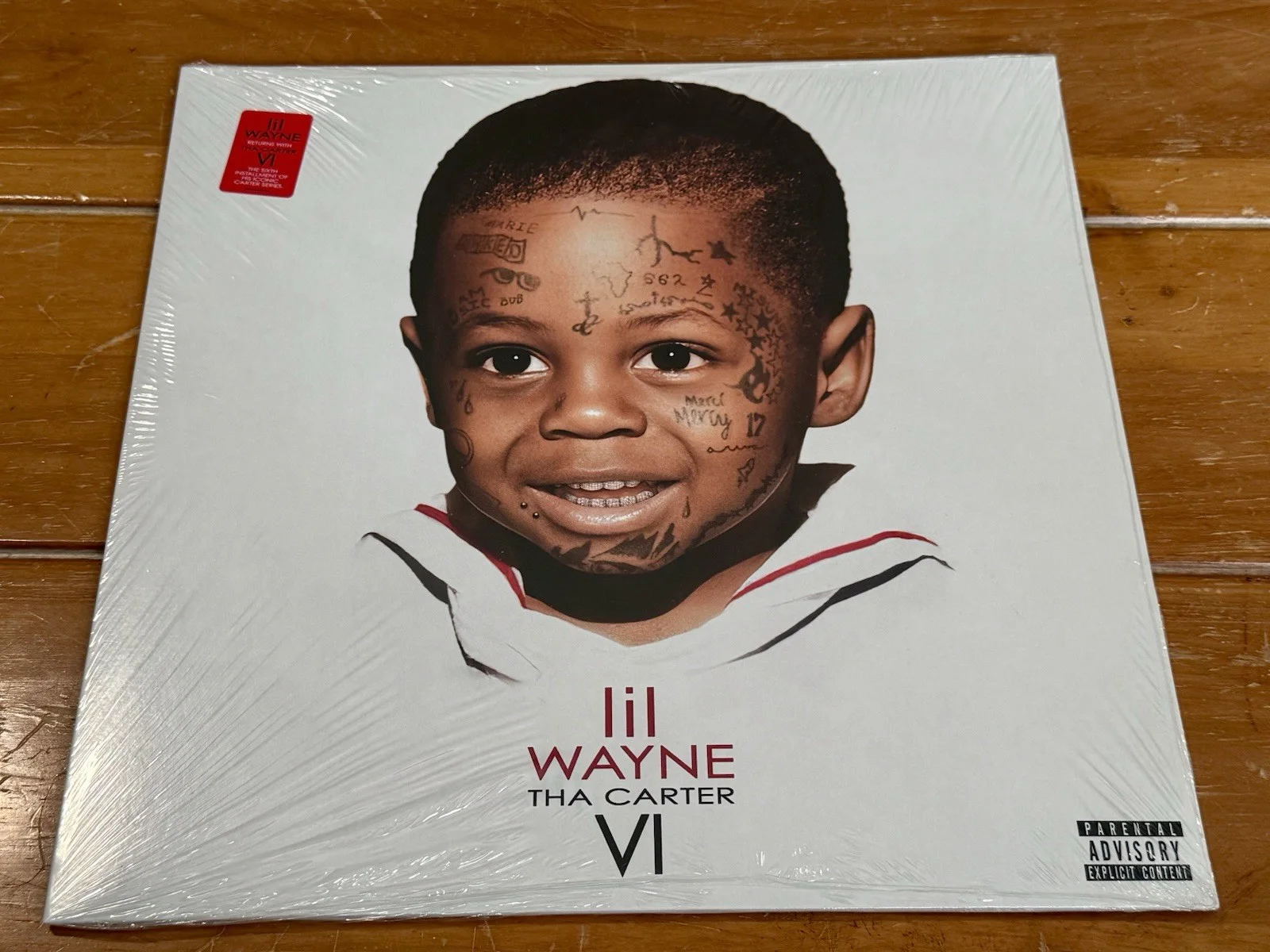 SIGNED LIL WAYNE Tha Carter VI LP RED Vinyl Autographed Insert NEW Weezy, image 4