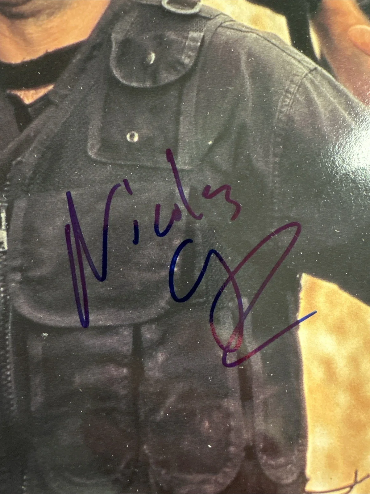 Nicolas Cage — Nicolas Cage The Rock 11 X 14 Autograph Psa, image 2