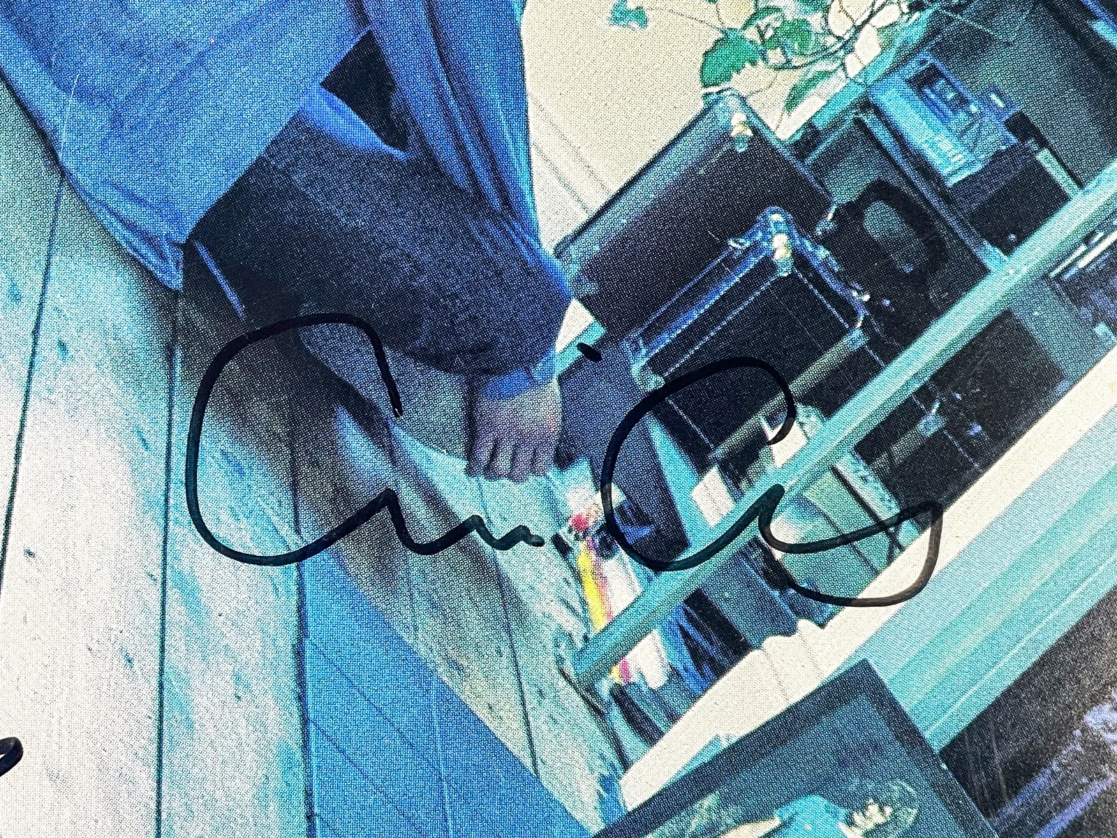Liam Noel Original OASIS Lineup 5x Band Signed DEFINITELY MAYBE 23x23 Poster JSA, изображение 5