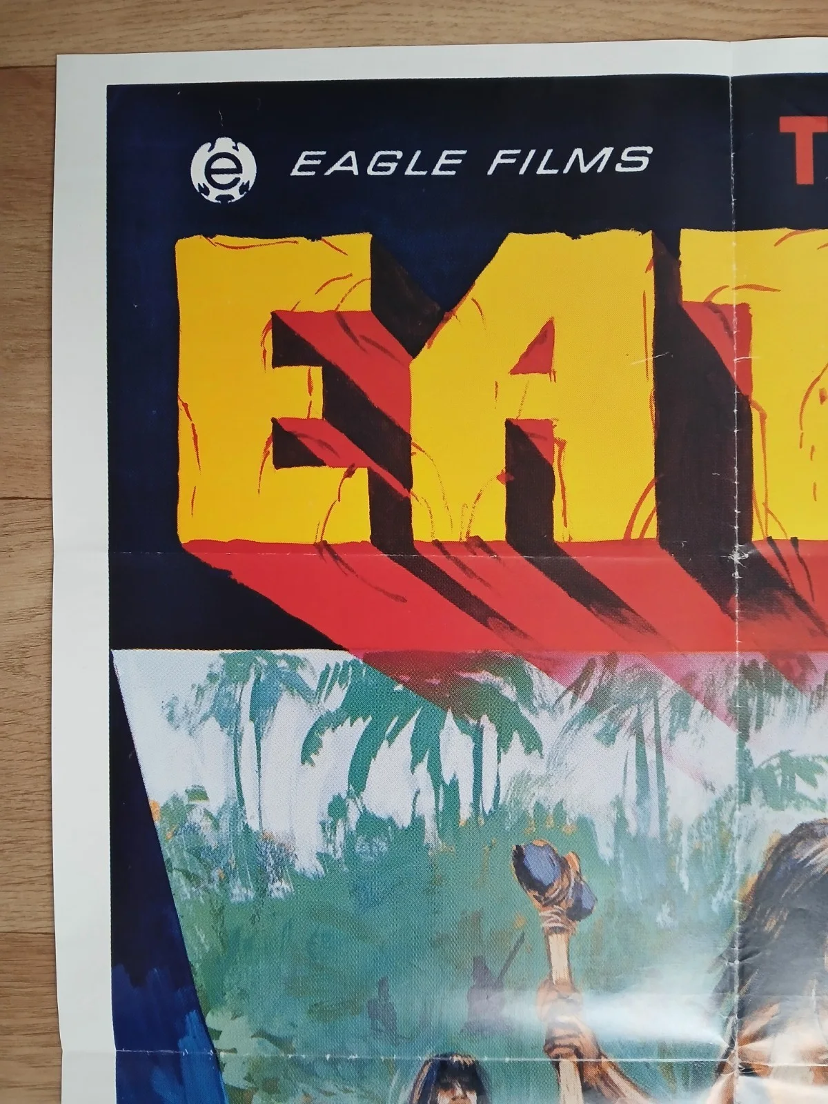 EATEN ALIVE (1980) original UK quad poster - Umberto Lenzi cannibal horror, изображение 2