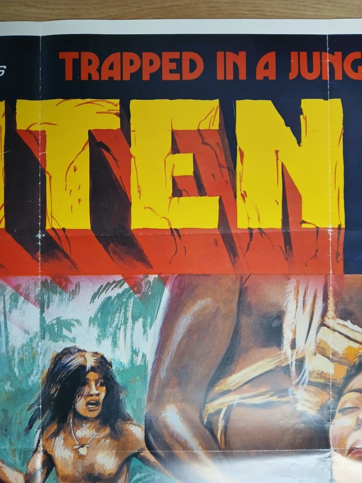 EATEN ALIVE (1980) original UK quad poster - Umberto Lenzi cannibal horror, изображение 3