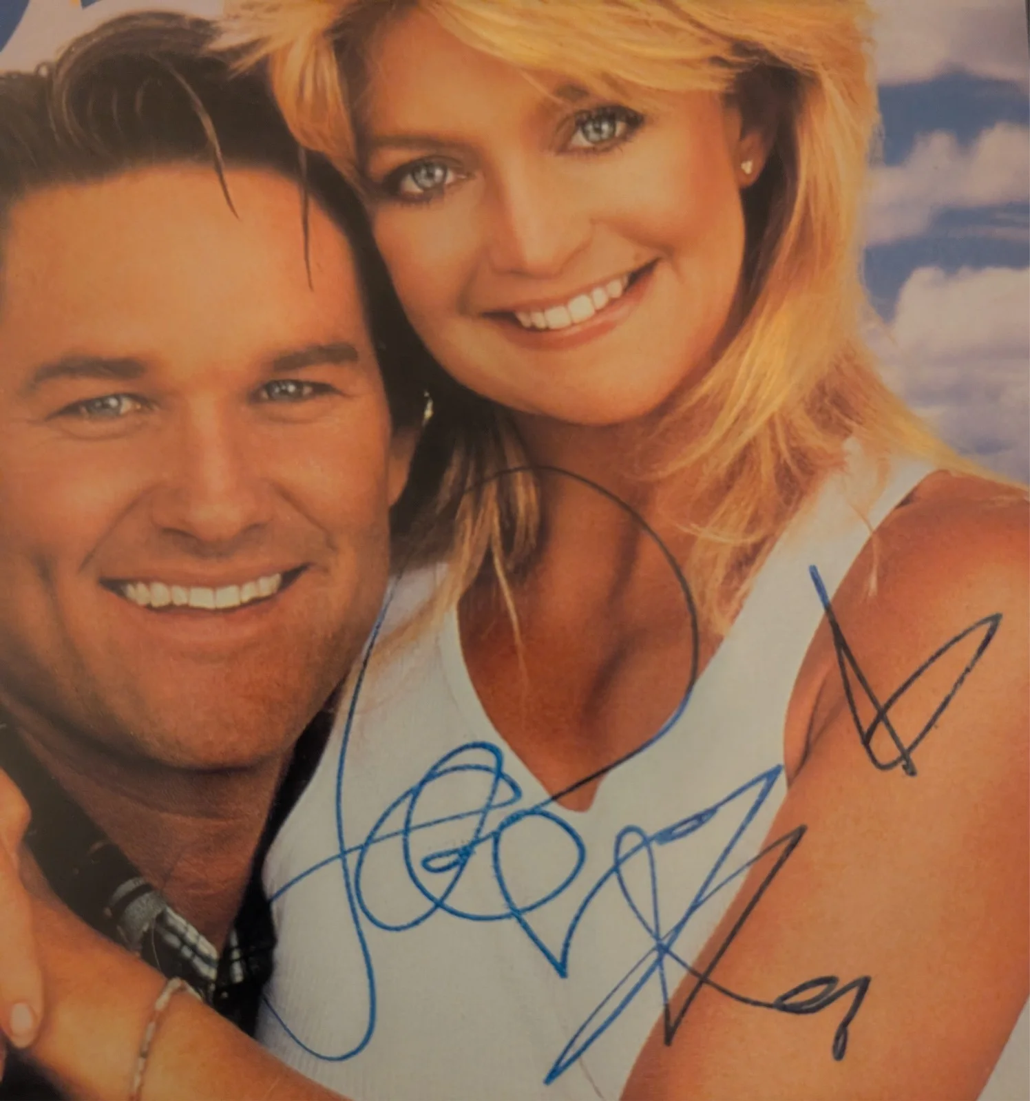 Goldie Hawn — GOLDIE HAWN signed autograph OVERBOARD dvd cover, image 2