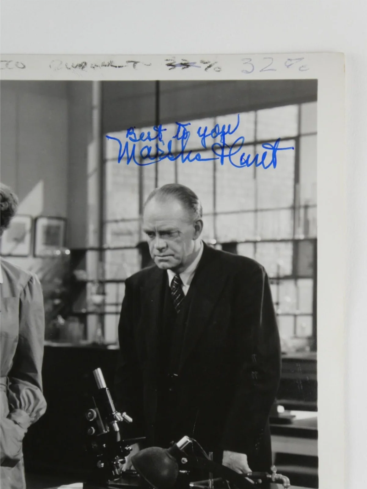 Marsha Hunt — Marsha Hunt Signed B&W 8x10 Promo Photo Along Came Murder Autographed, изображение 2