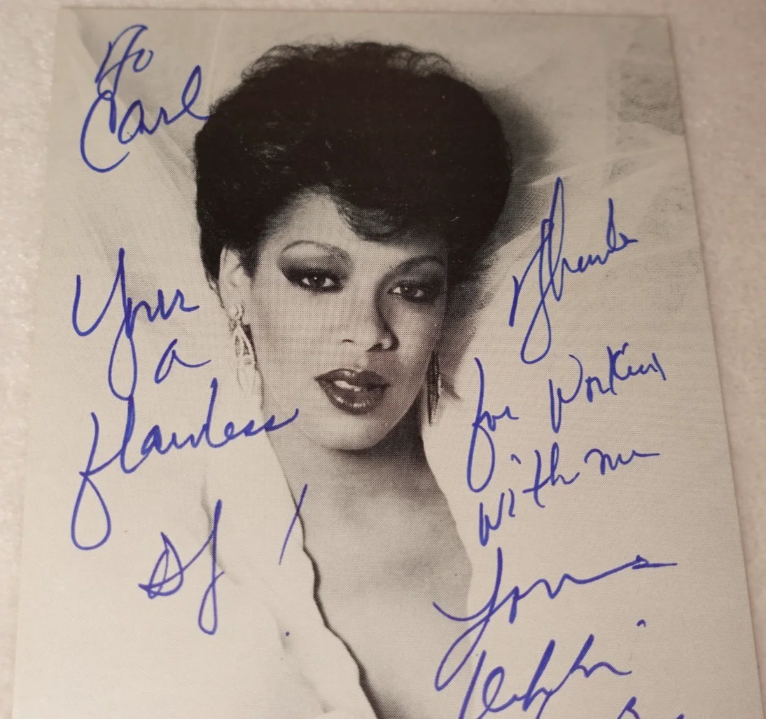 Debbie Jacobs Rock SIGNED Disco Dance Singer Original Promo Photo, image 2