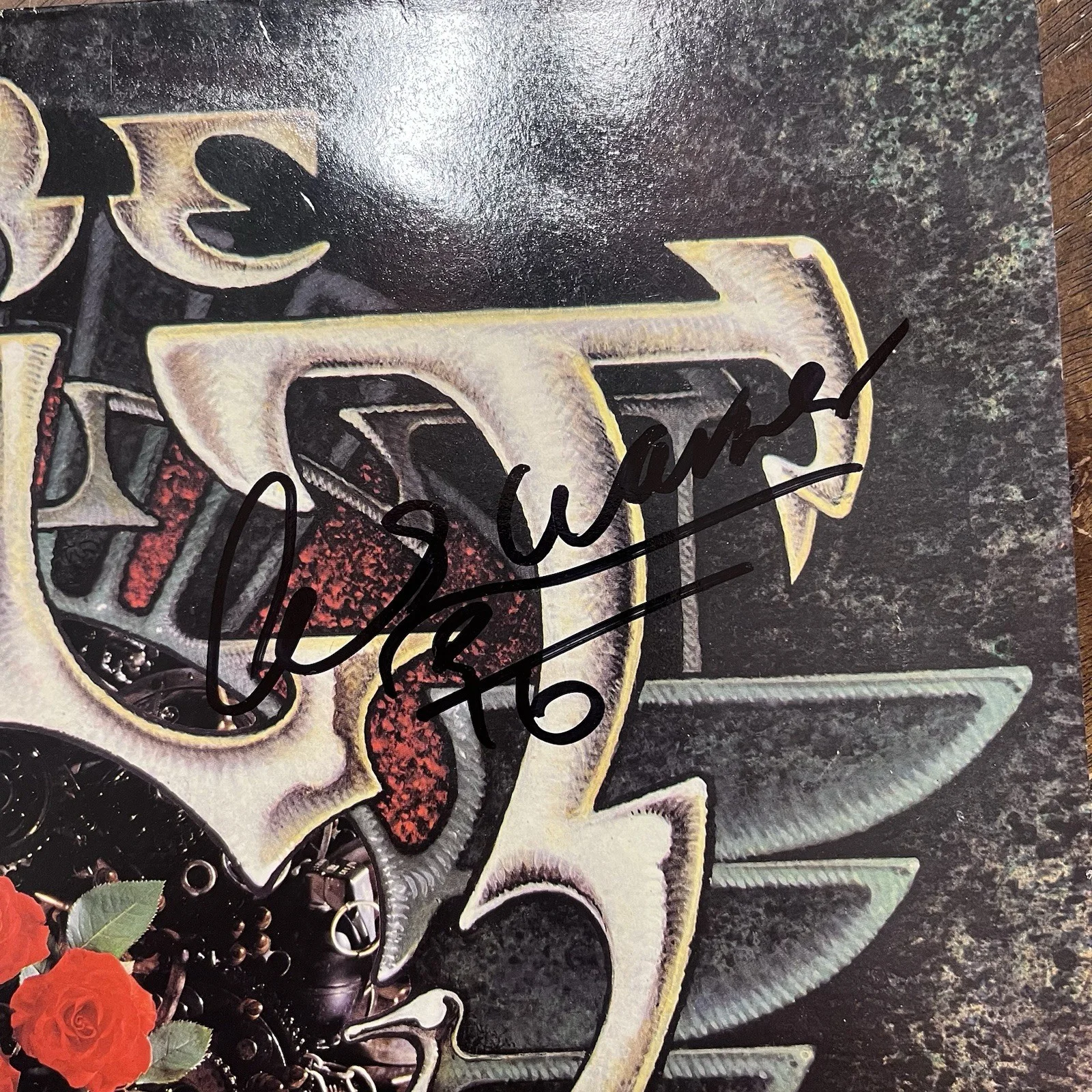 The Cult Ian Astbury Billy Duffy Signed Love Removal Machine Vinyl Album, изображение 4