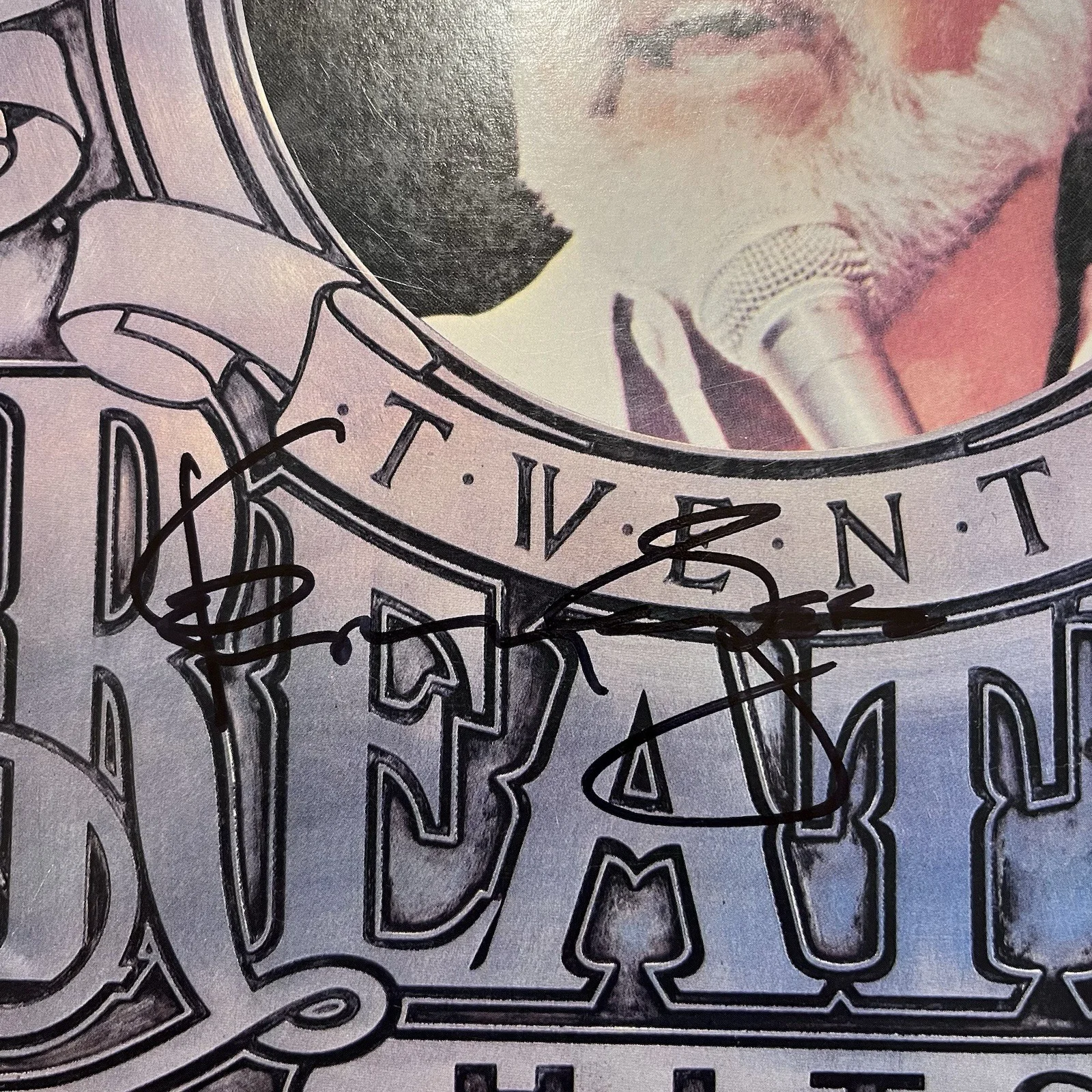 Kenny Rodgers Signed Autographed Greatest Hits Vinyl Album, изображение 2