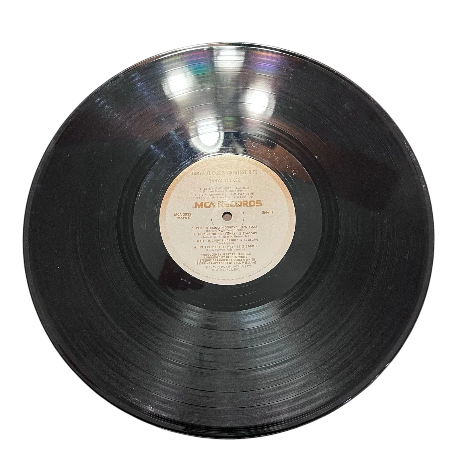 Tanya Tucker Signed Autographed Greatest Hits Vinyl Album, image 4