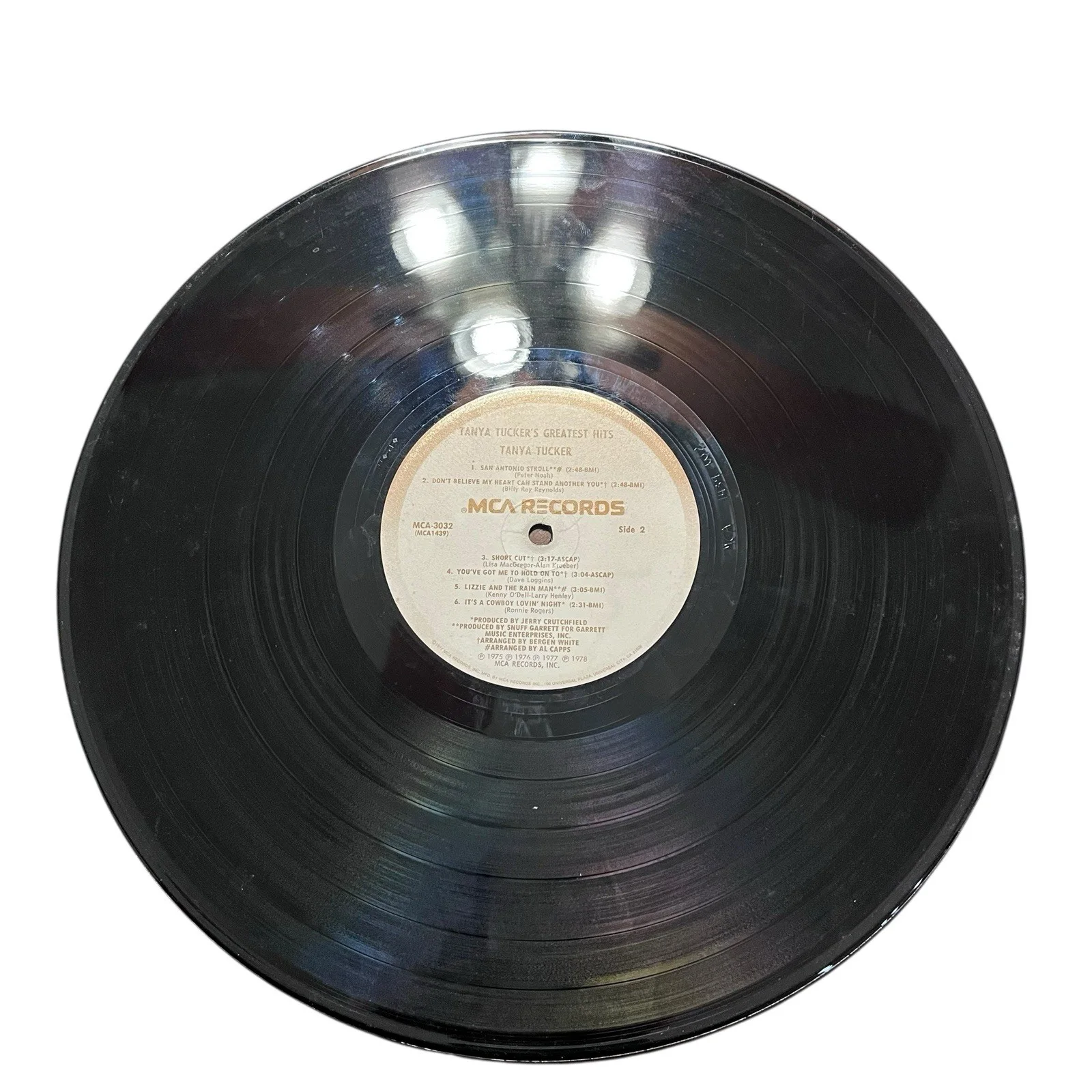Tanya Tucker Signed Autographed Greatest Hits Vinyl Album, image 5