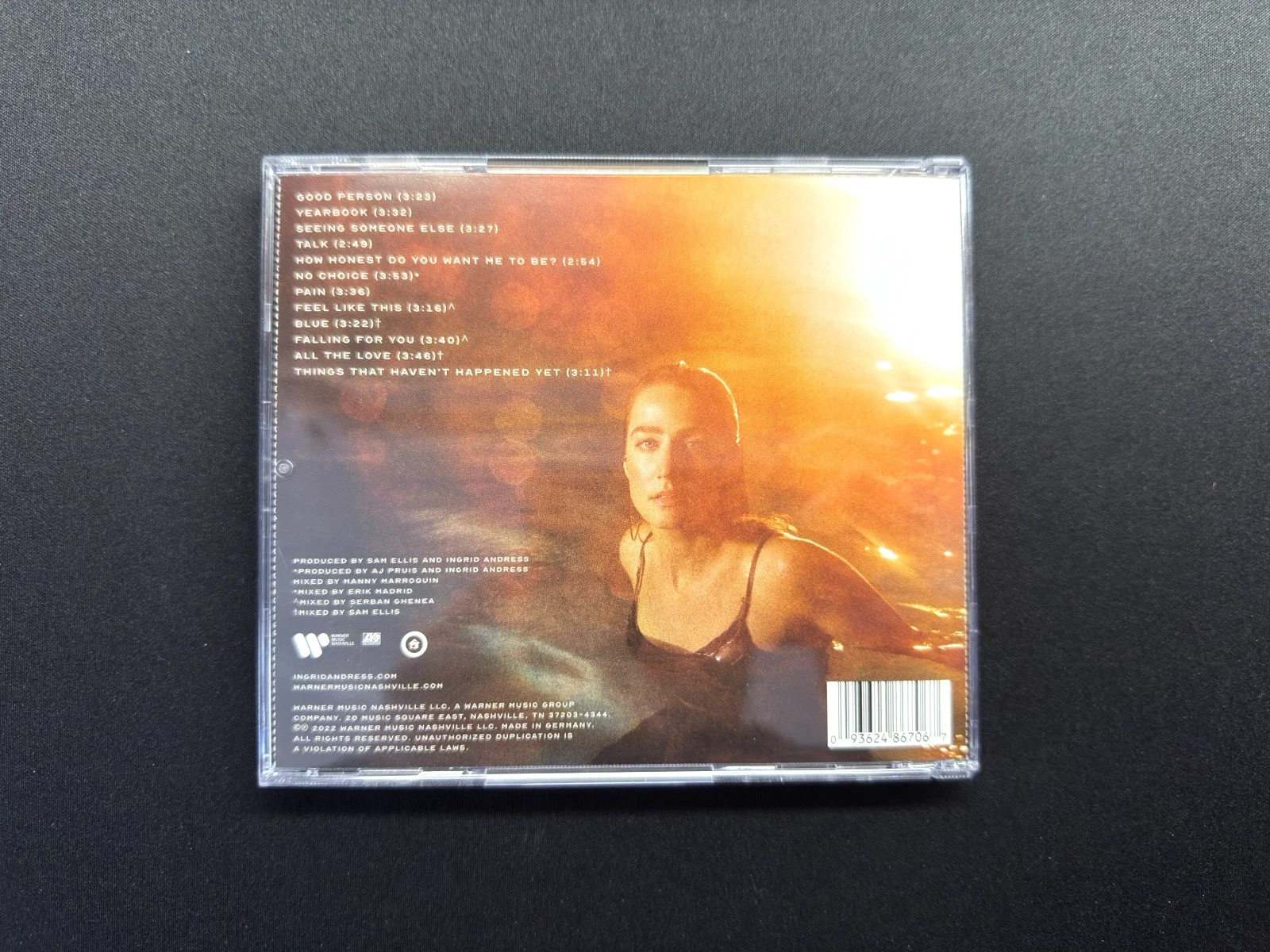INGRID ANDRESS Signed CD GOOD PERSON Autographed Autograph Country Music, изображение 5