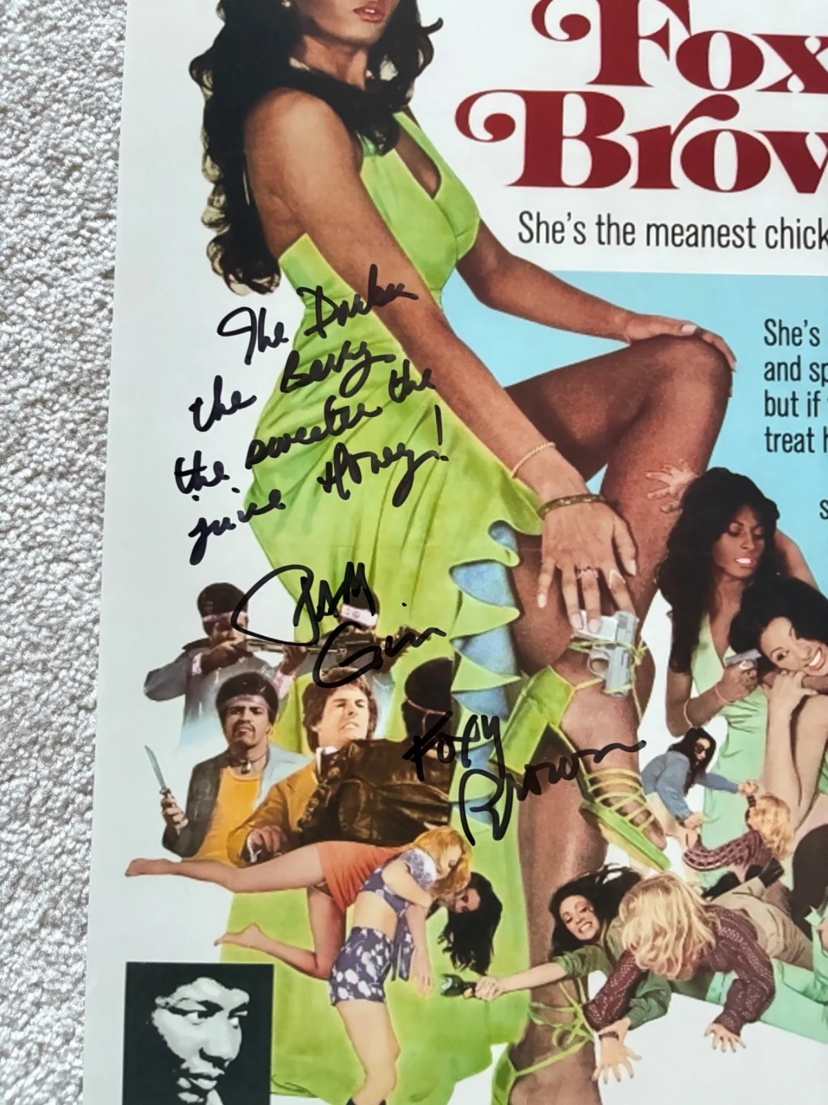 Pam Grier — Pam Grier signed photo 12X18 exact proof JSA COA autographed Foxy, image 3