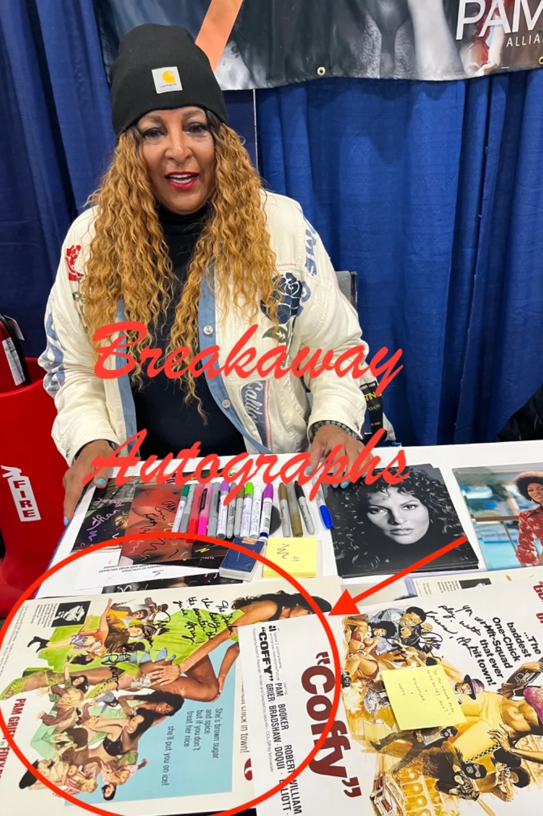 Pam Grier — Pam Grier signed photo 12X18 exact proof JSA COA autographed Foxy, image 5