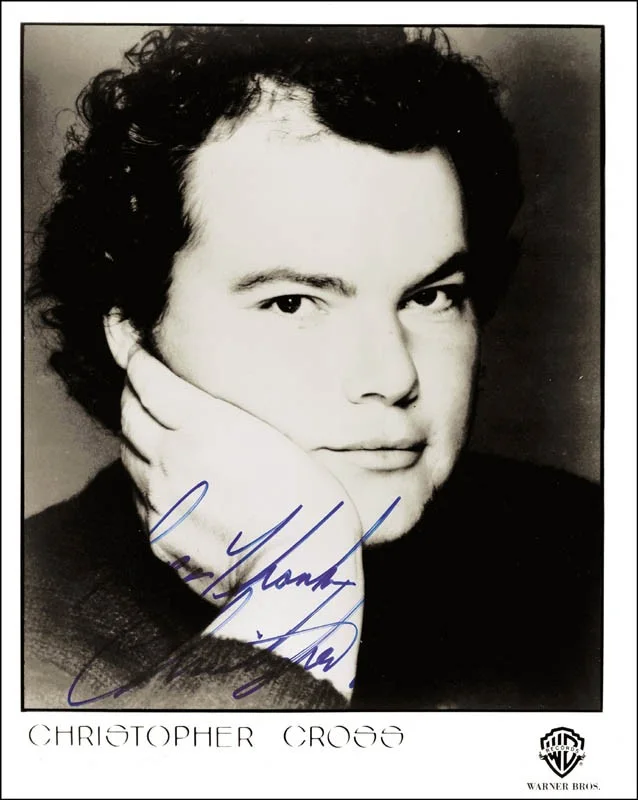 Christopher Cross — CHRISTOPHER CROSS - AUTOGRAPHED SIGNED PHOTOGRAPH