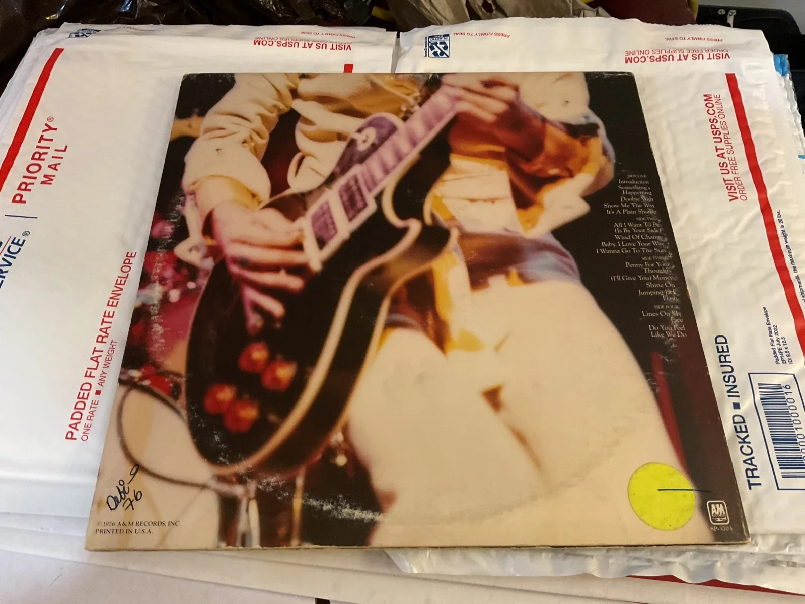 Peter Frampton autographed Frampton Comes Alive and Picture Disc!, image 2
