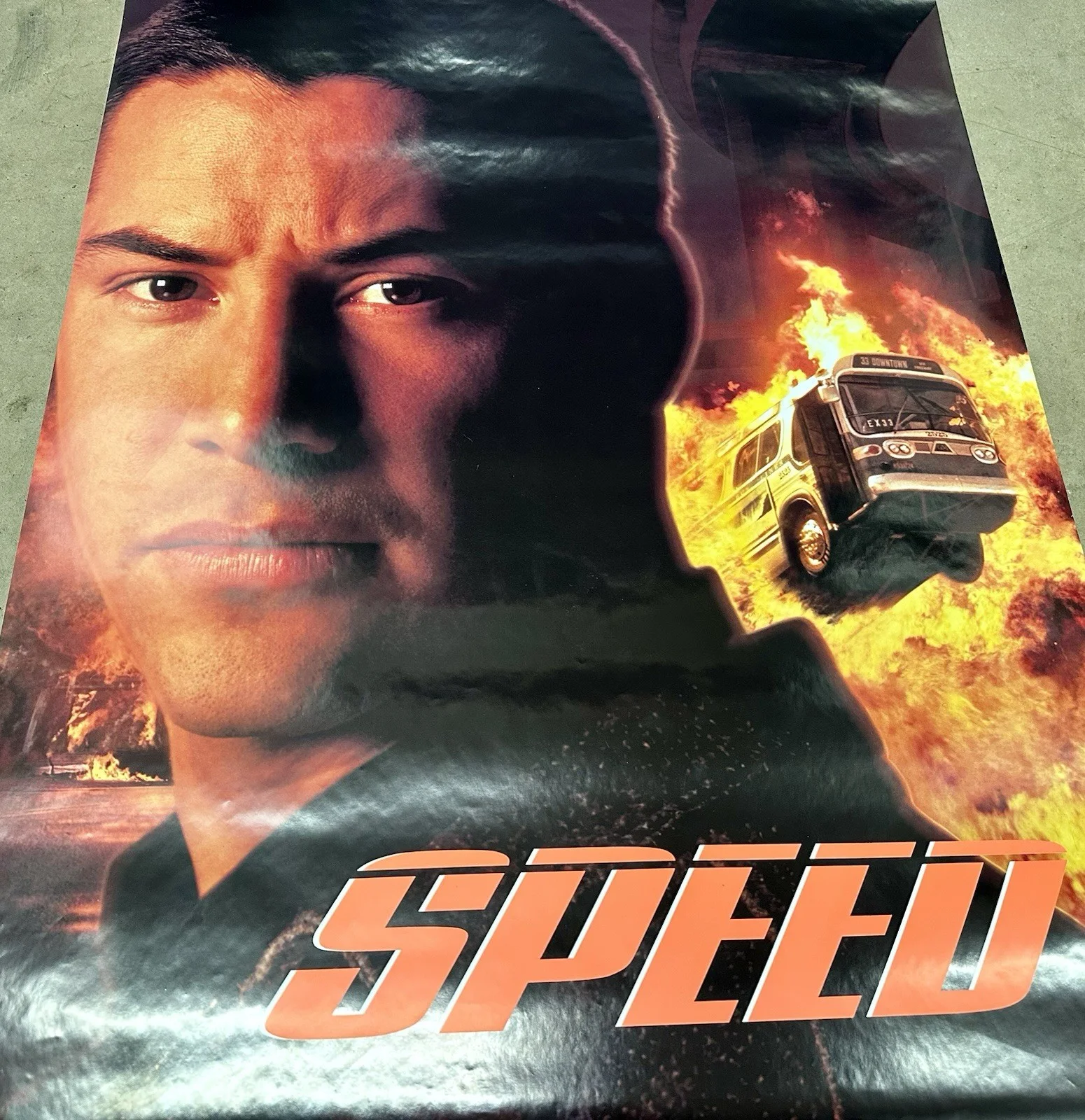 Speed Vintage 1994 Movie Film Poster Numbered Impact Posters Australia 36x25”, изображение 2