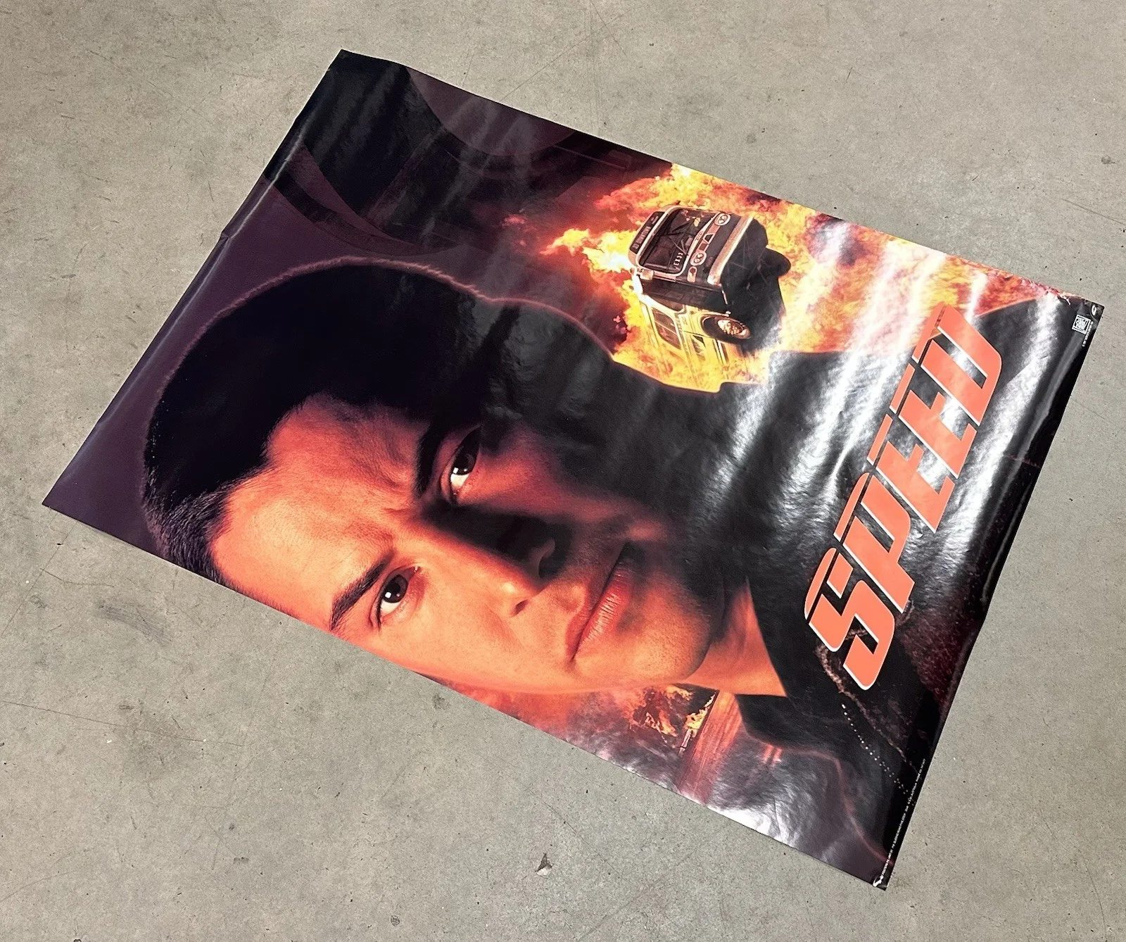 Speed Vintage 1994 Movie Film Poster Numbered Impact Posters Australia 36x25”, изображение 3