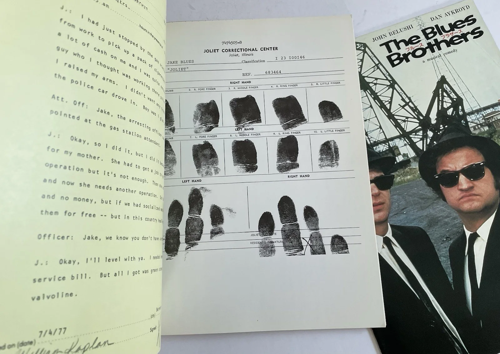 Blues Brothers Private Book and Japanese Movie Programme, image 5