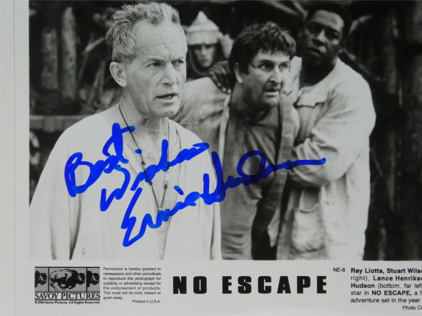 Ernie Hudson — Ernie Hudson Signed B&W 8x10 Promo Photo No Escape Autographed, изображение 2