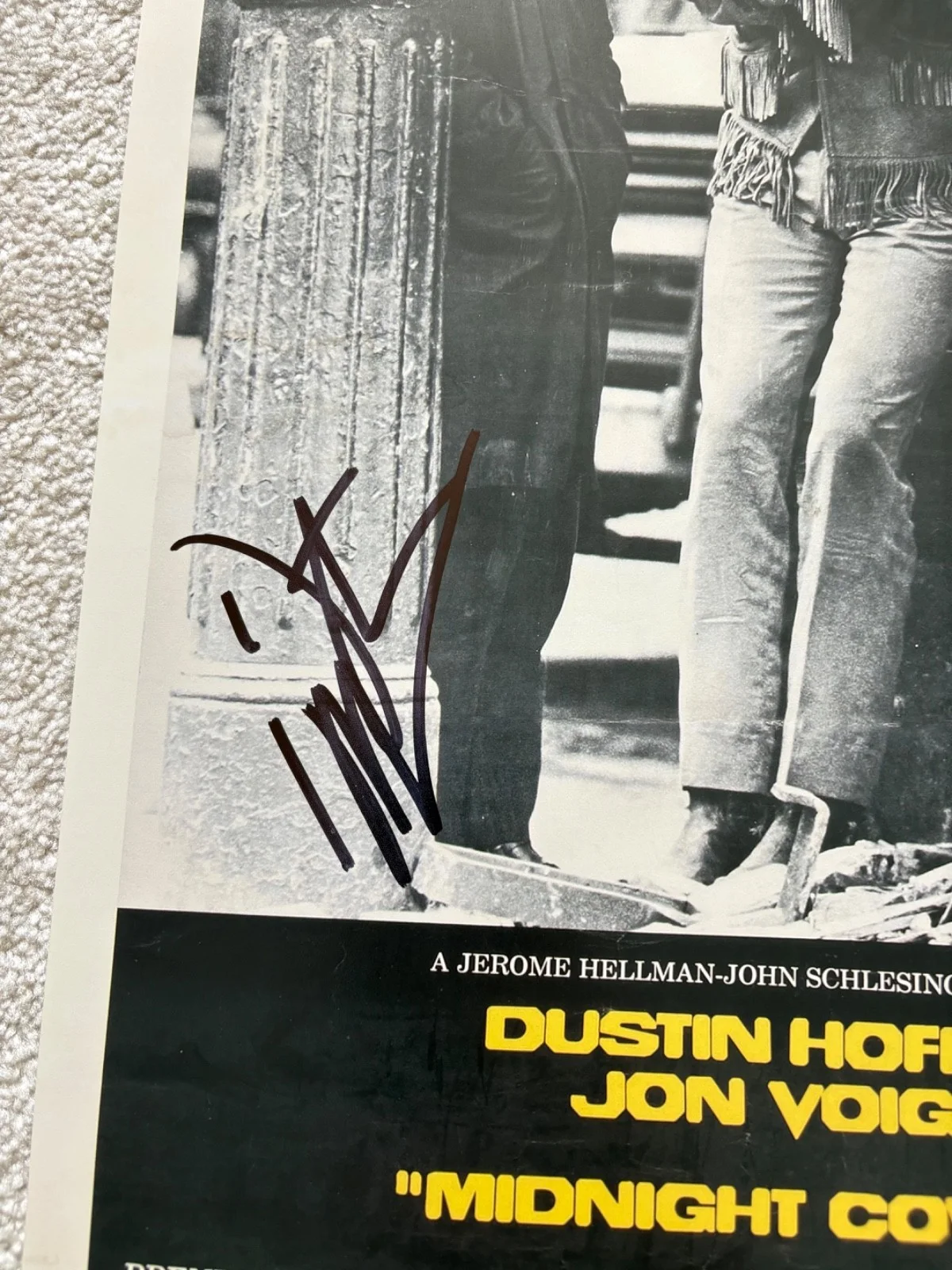 Dustin Hoffman, Jon Voight — Dustin Hoffman Jon Voight signed photo 12X18 JSA COA autographed Midnight Cowboy, image 2