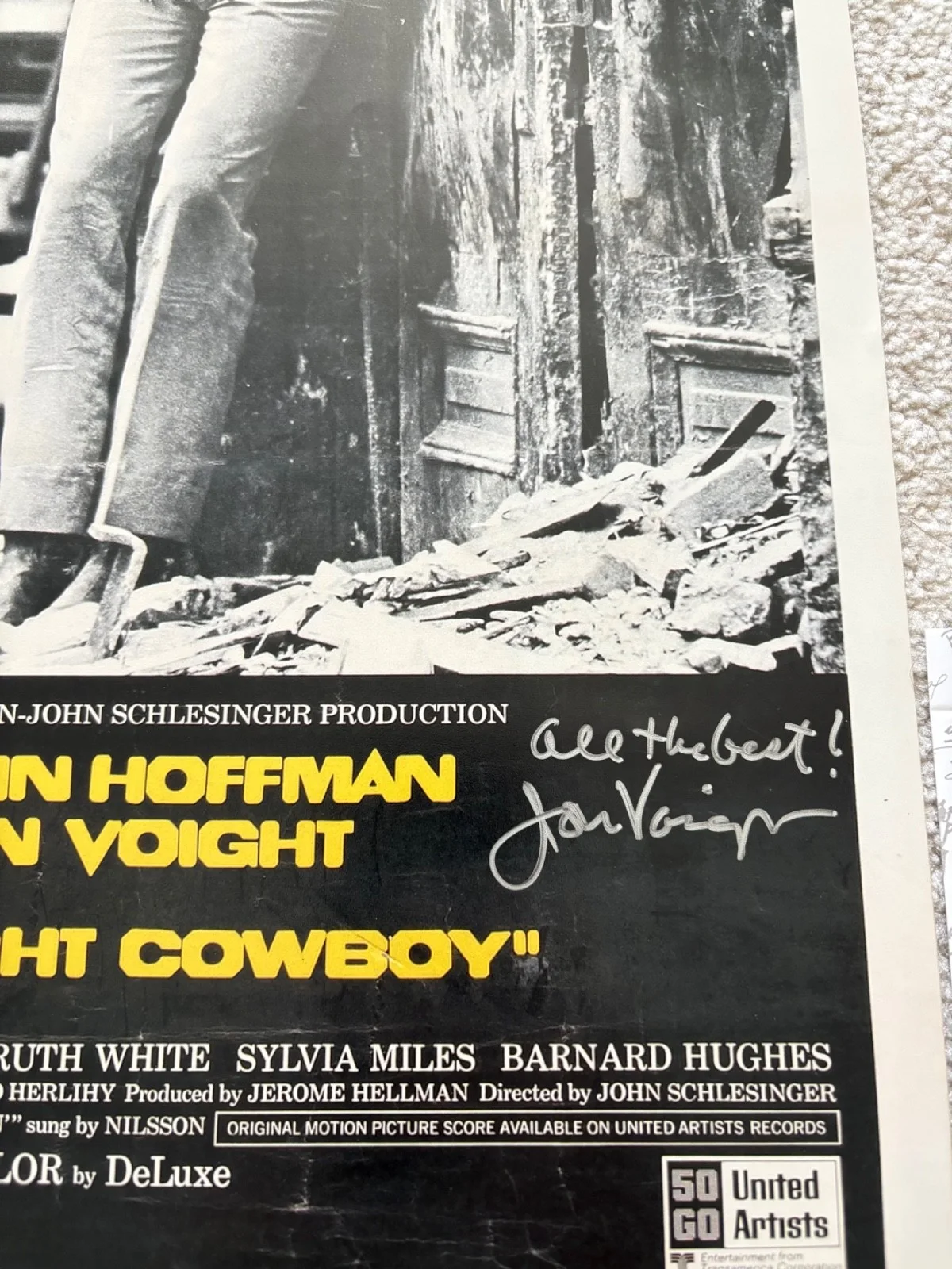 Dustin Hoffman, Jon Voight — Dustin Hoffman Jon Voight signed photo 12X18 JSA COA autographed Midnight Cowboy, image 3