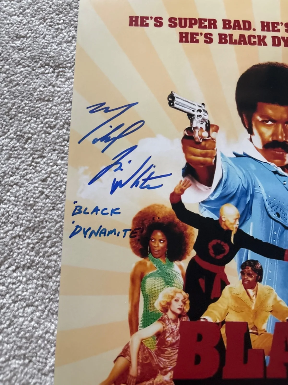 Michael Jai White — Michael Jai White signed photo 12X18 exact proof JSA COA auto Black Dynamite, image 3