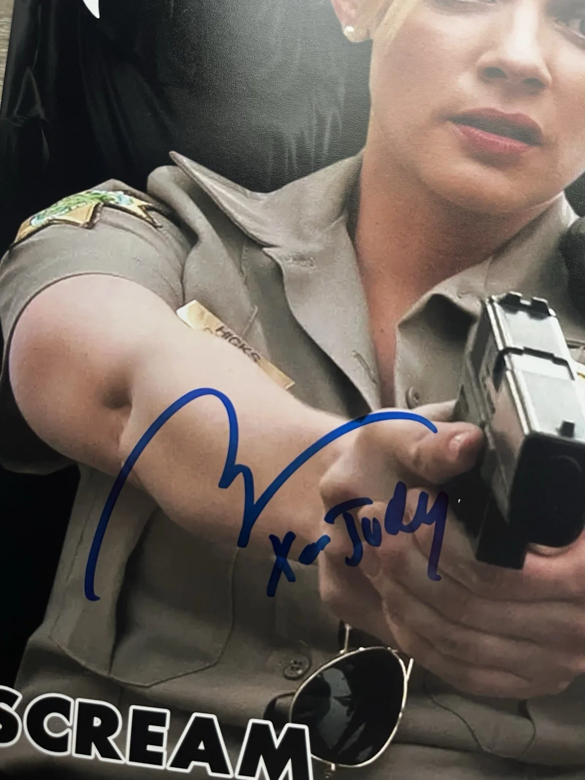 Marley Shelton — Marley Shelton Signed Scream 8x10 Photo JSA COA Deputy Judy Hicks Ghostface, image 3