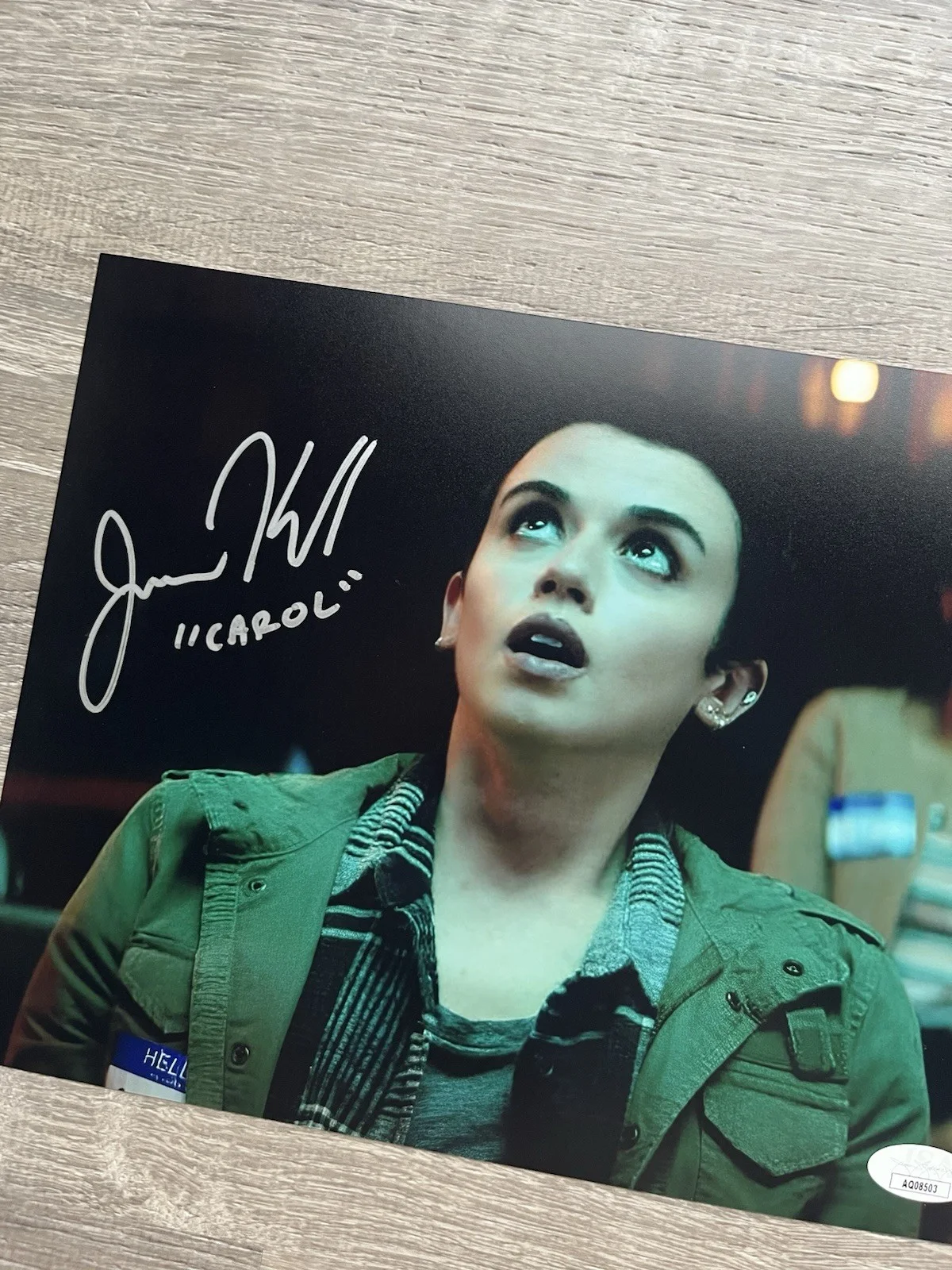 Jenna Kanell — Jenna Kanell Signed Renfield 8x10 Photo JSA COA Carol Nicolas Cage Terrifier, изображение 3