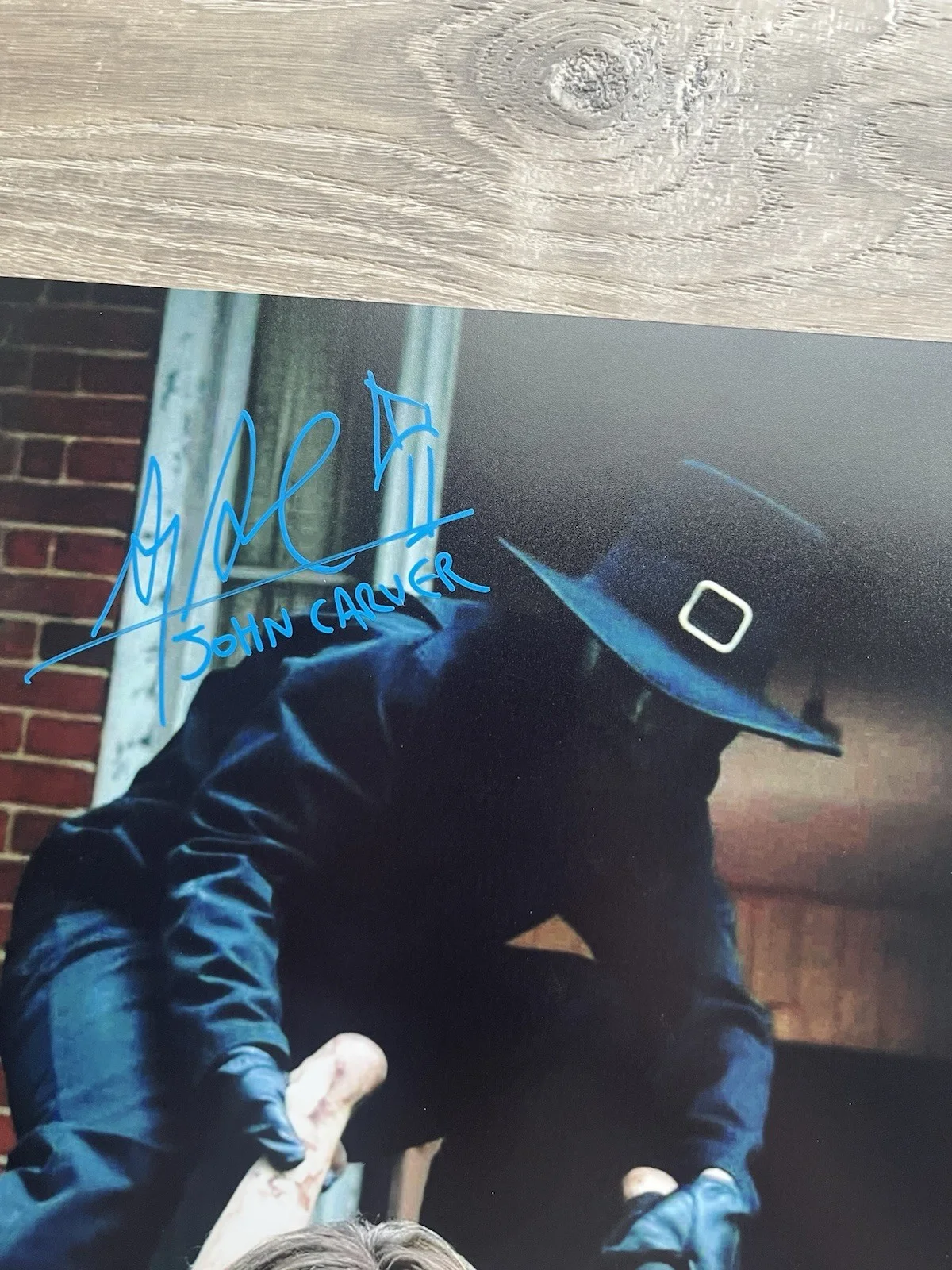 Karen Cliche Alex Armbruster Signed Thanksgiving 11x14 Photo JSA COA John Carver, изображение 4