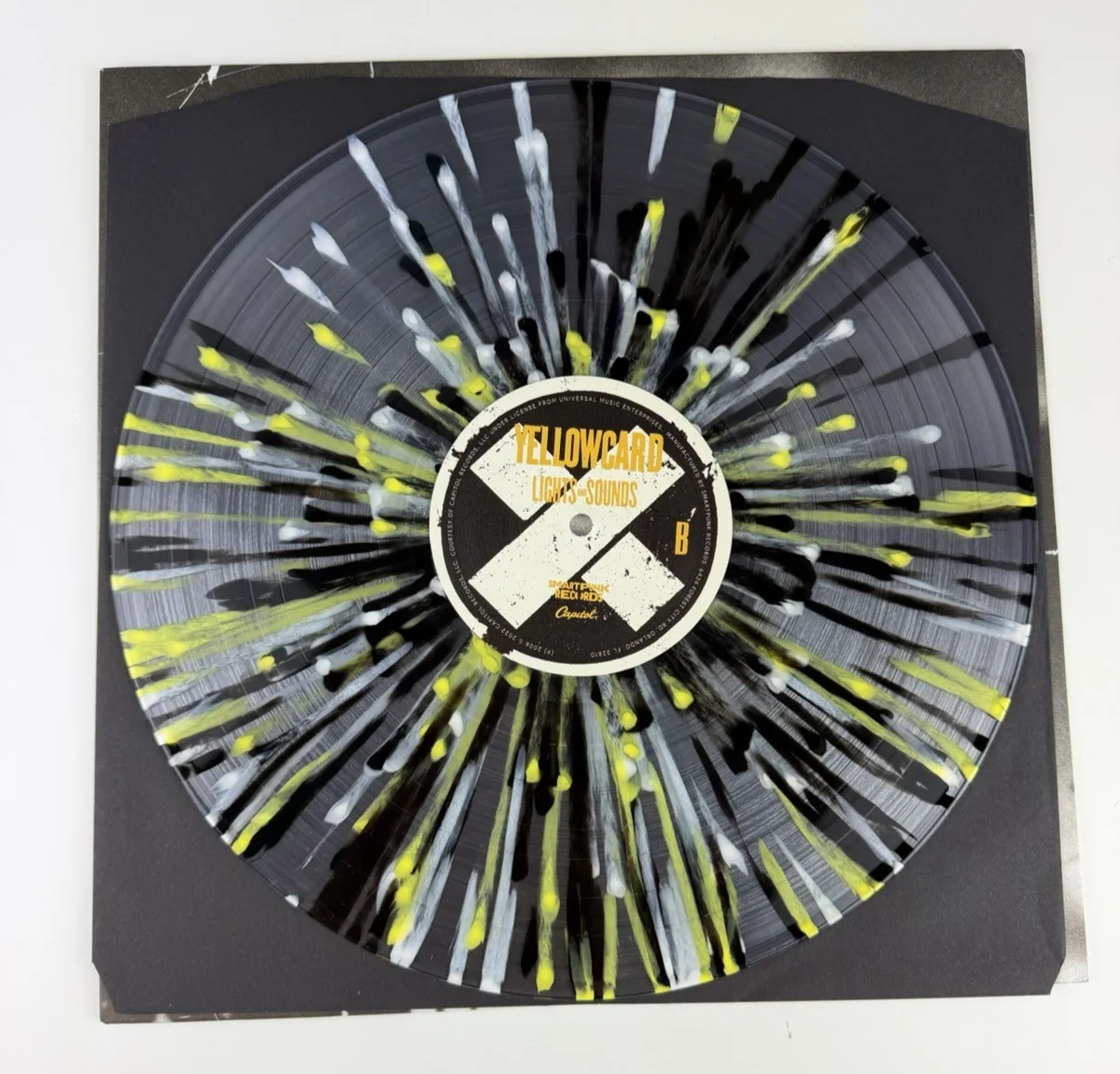 Yellowcard Lights & Sounds Full Band Signed Vinyl Record Smartpunk Exclusive, изображение 3