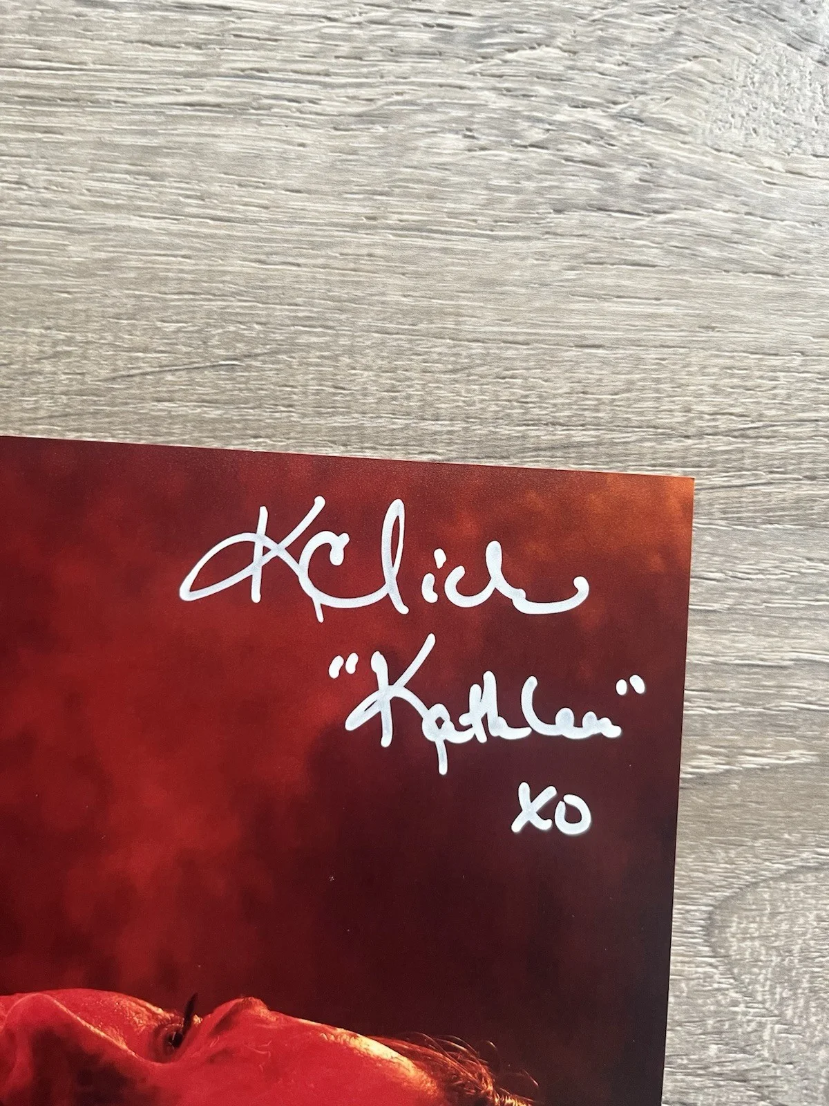 Karen Cliche — Karen Cliche Signed Thanksgiving 8x10 Photo JSA COA Horror Autograph, изображение 3