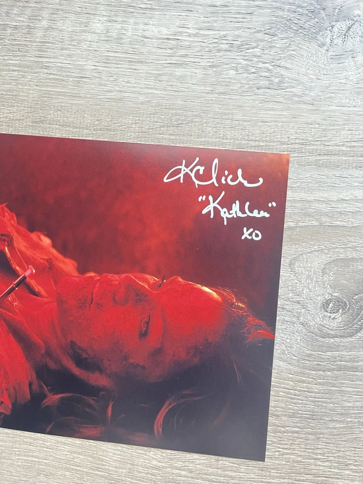 Karen Cliche — Karen Cliche Signed Thanksgiving 8x10 Photo JSA COA Horror Autograph, изображение 4