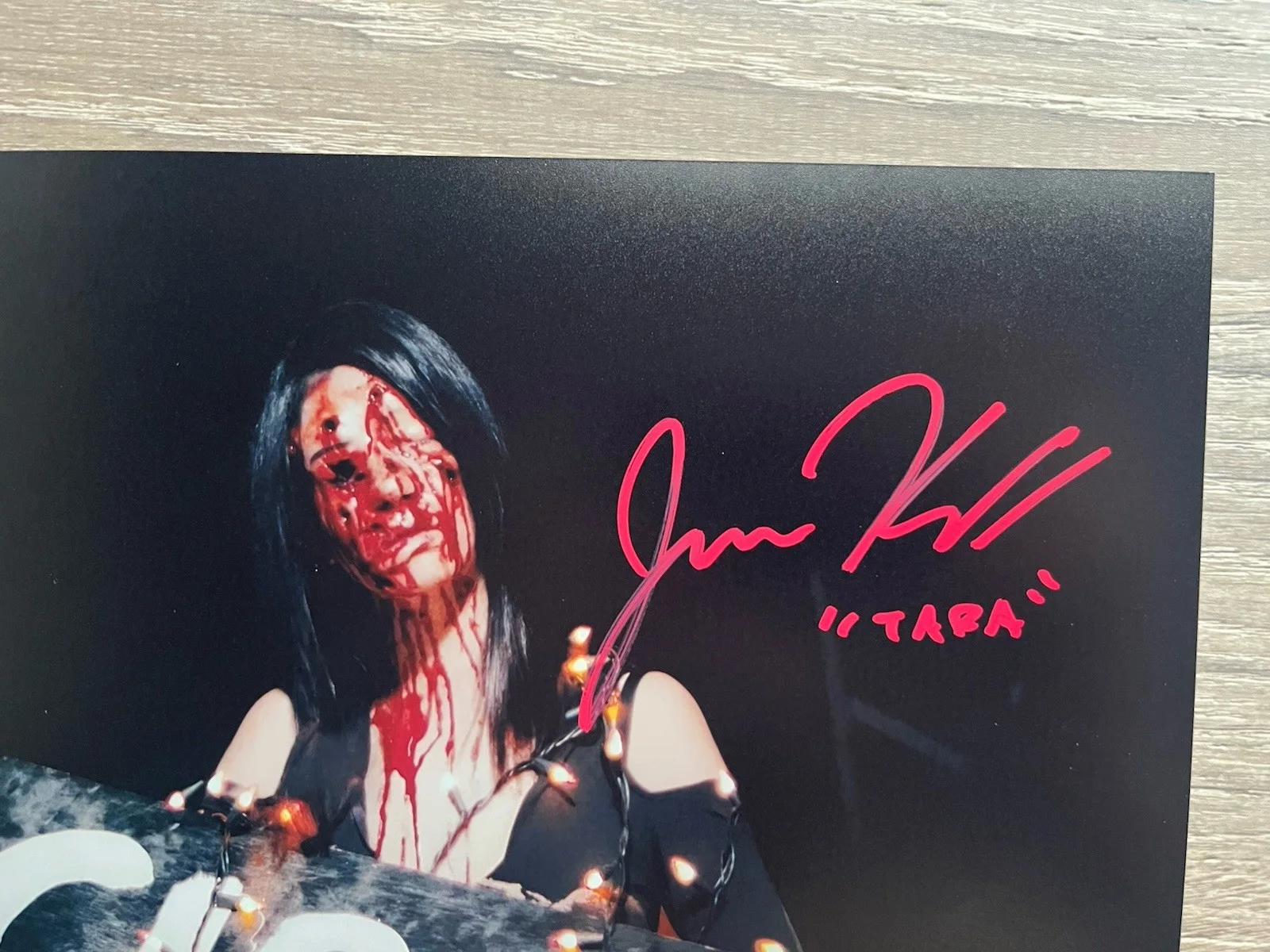 Jenna Kanell — Jenna Kanell Signed Terrifier 8x10 Photo JSA COA Tara Heyes Art The Clown, изображение 3