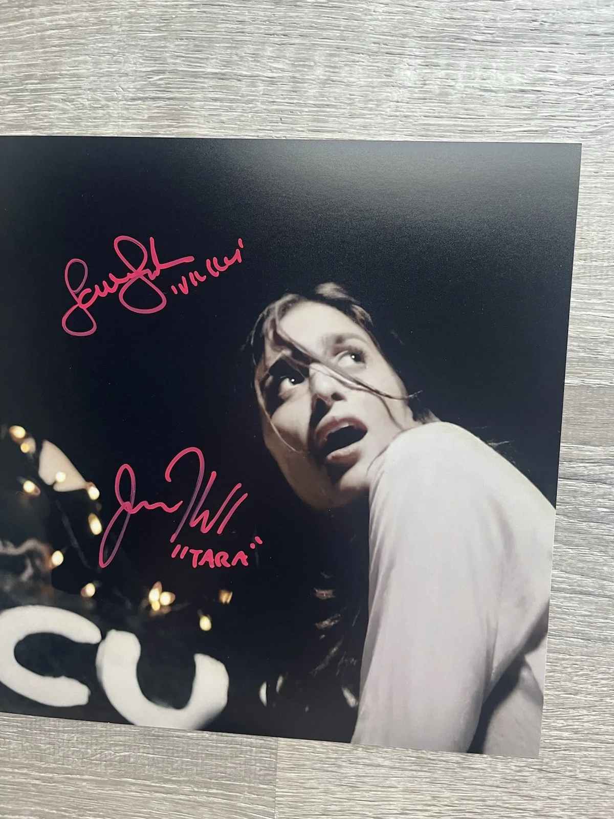 Samantha Scaffidi — Samantha Scaffidi Jenna Kanell Signed Terrifier 11x14 Photo JSA Art The Clown, изображение 3