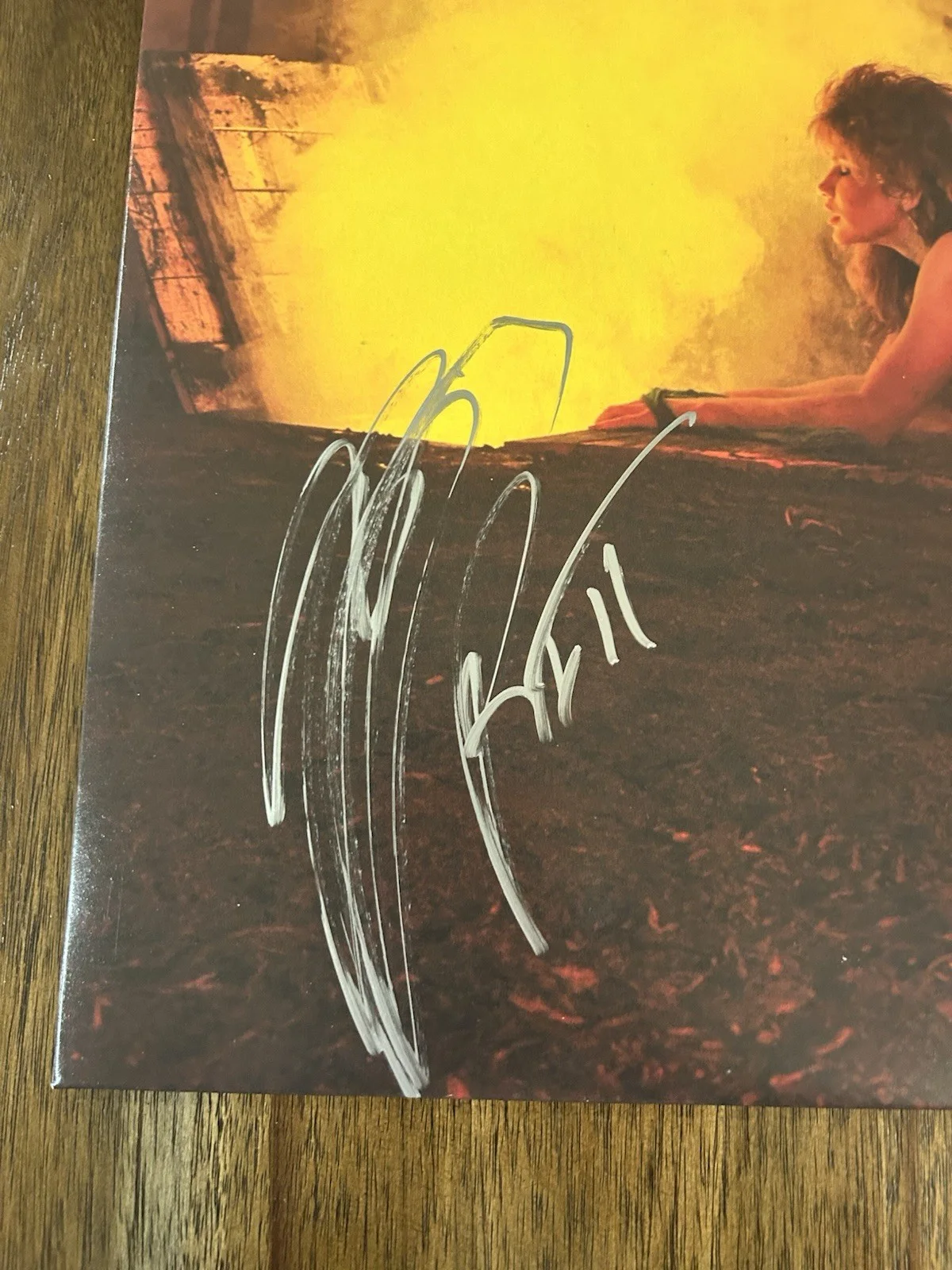 Stephen Pearcy ‘Ratt’ Band Signed ‘Out Of The Cellar’ Vinyl Album Beckett, изображение 2