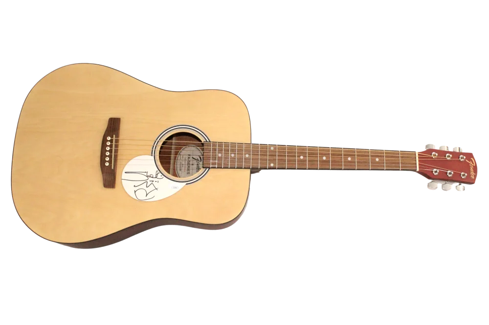 Shakira — Shakira Signed Autograph Fender Acoustic Guitar - Fijacion Oral, Vol 1 JSA COA, изображение 2