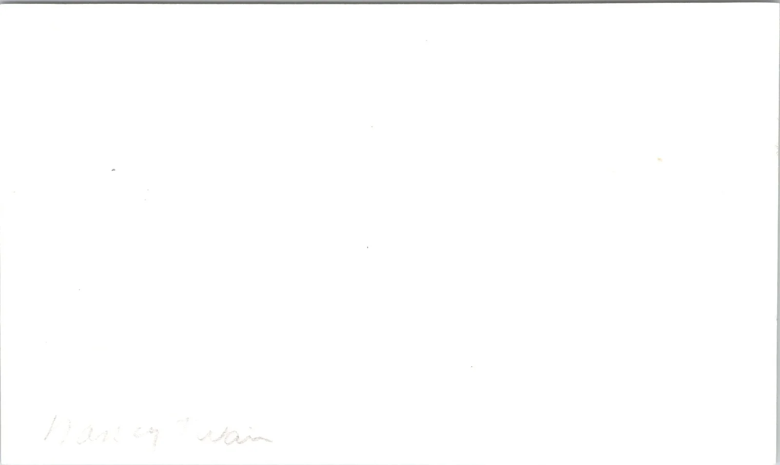 Nancy Travis — Nancy Travis Signed 3x5 Index Card Autographed, image 2