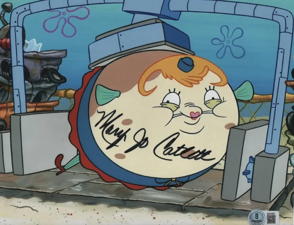 Mary Jo Catlett — MARY JO CATLETT SIGNED AUTOGRAPHED 8x10 PHOTO SPONGEBOB COA BECKETT BAS MS PUFF
