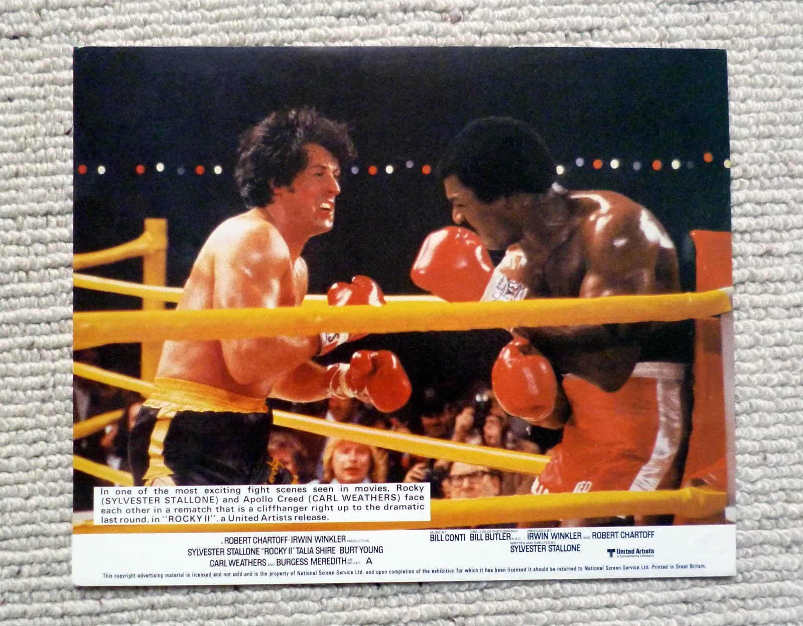 Rocky 2 Movie Stills Set 1979, image 2